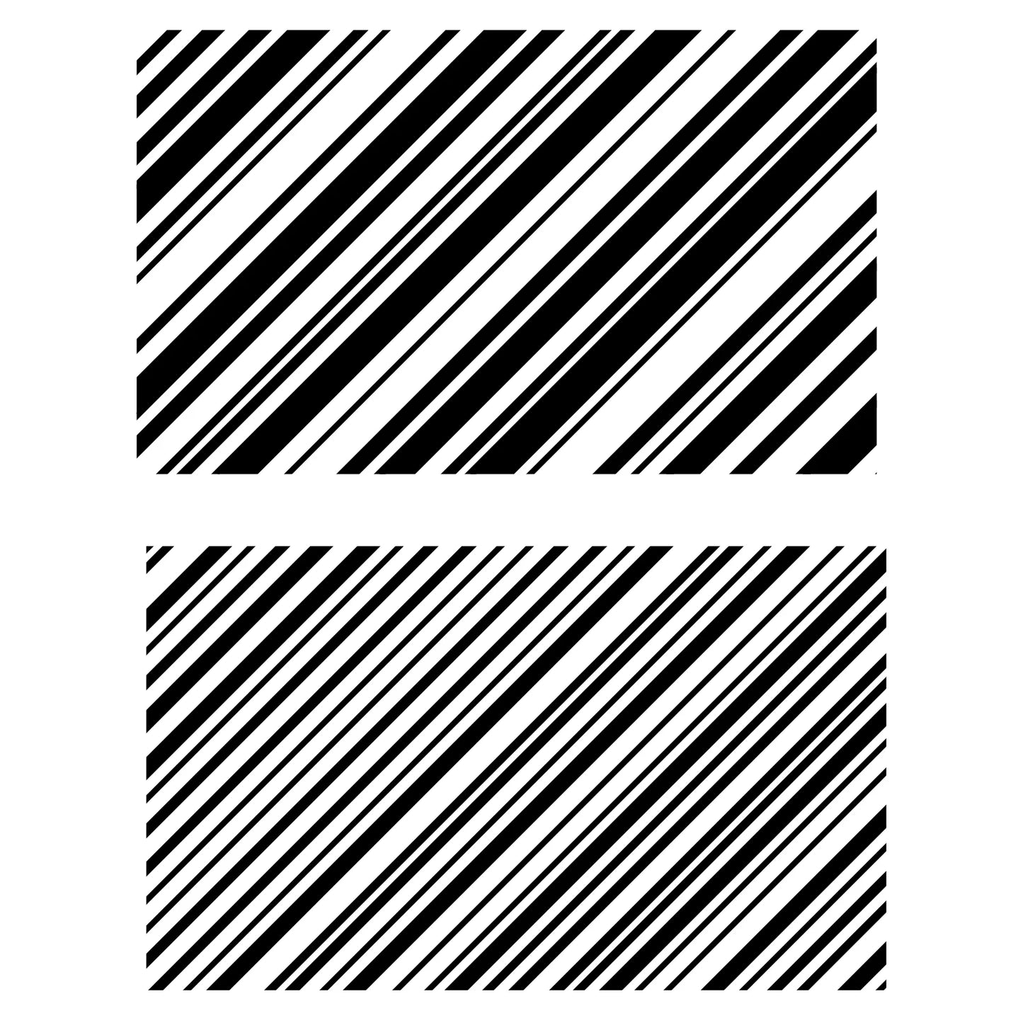 Sizzix Clear Stamp Set - Candy Stripes by 49 & Market
