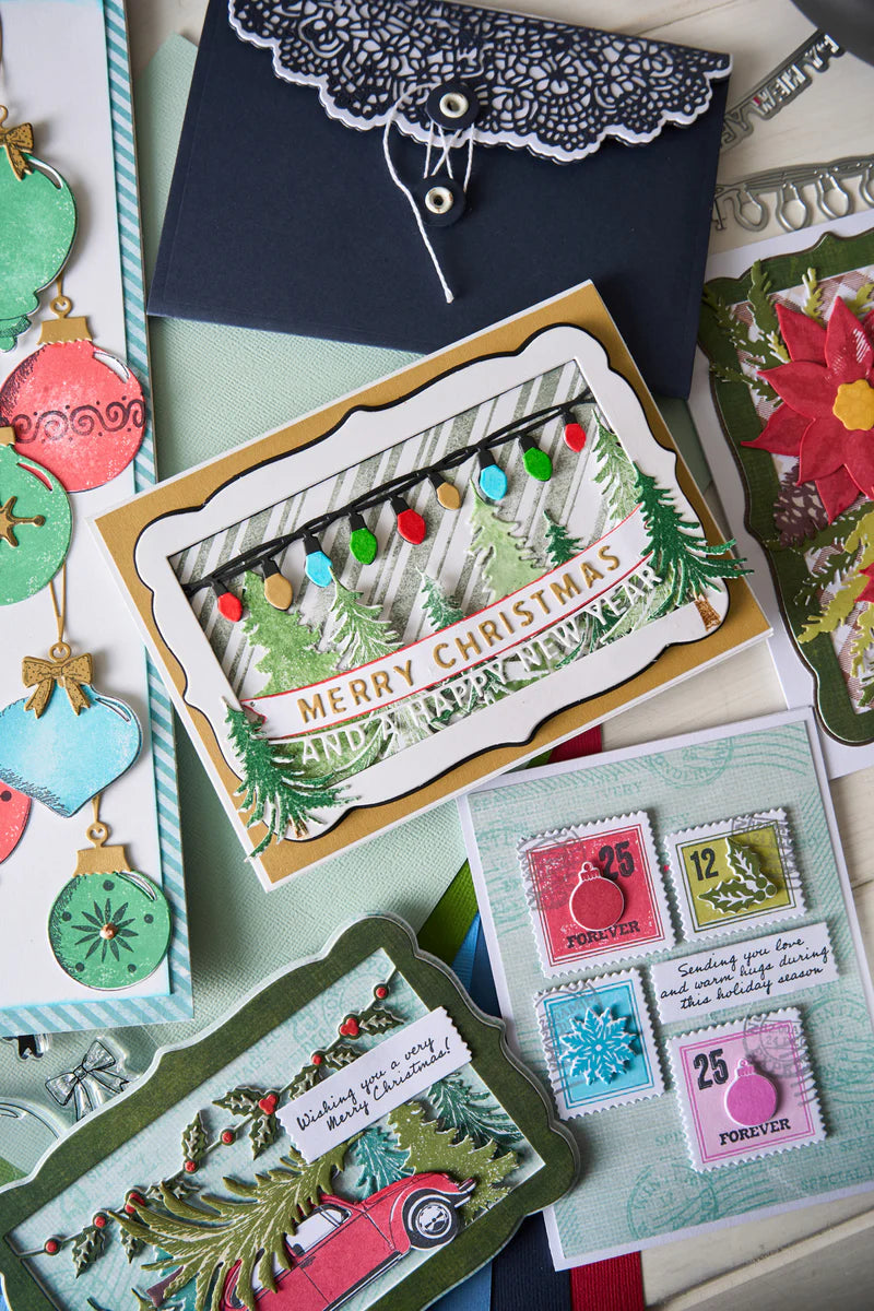 Sizzix Clear Stamp Set - Candy Stripes by 49 & Market