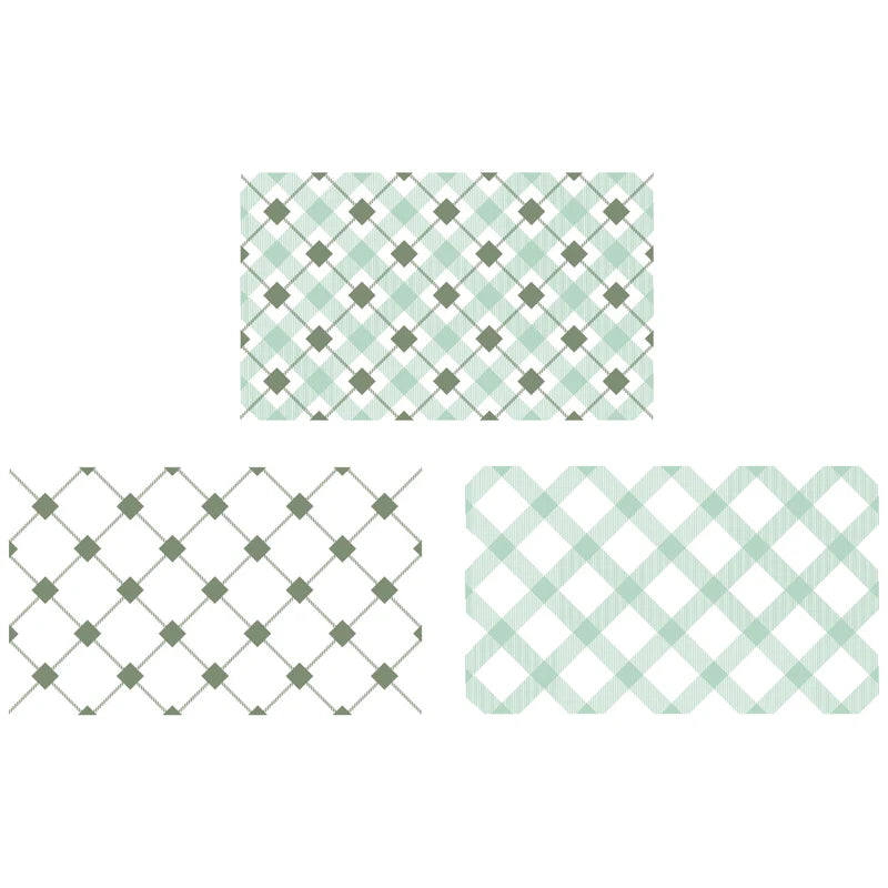 Sizzix Clear Stamp Set - Tartan by 49 & Market