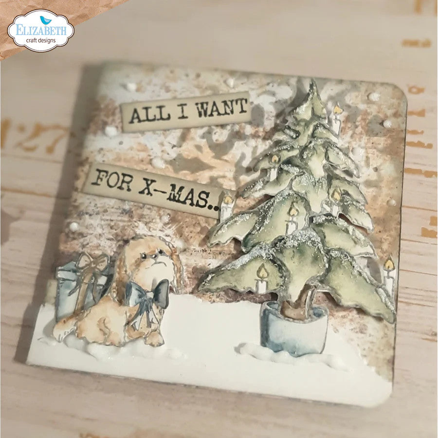Elizabeth Craft Designs All I Want stempelset