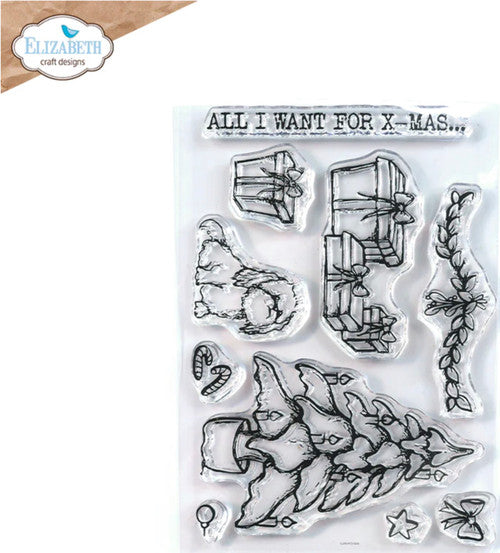 Elizabeth Craft Designs All I Want stempelset