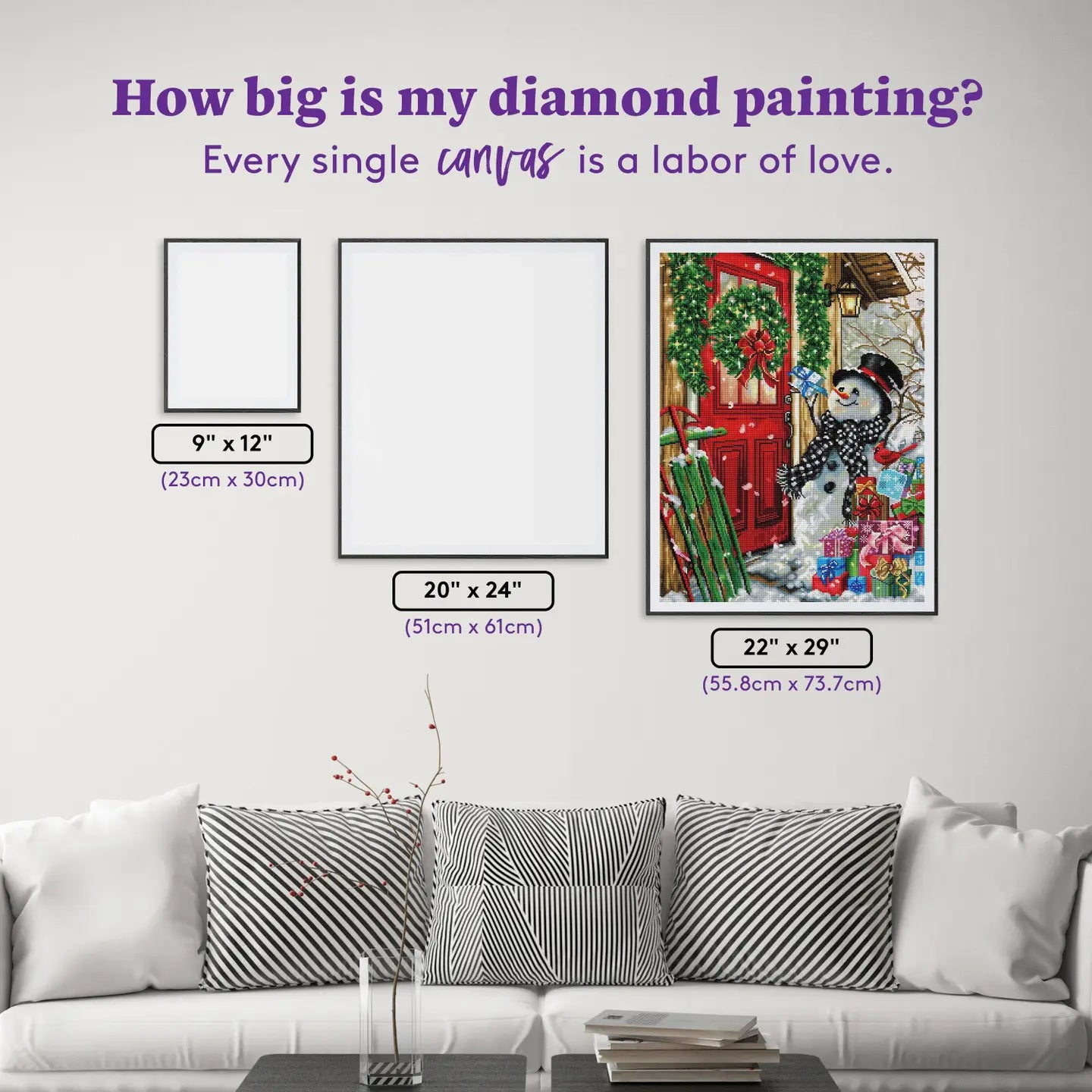 Diamond Art Club SQUARES Country Christmas Gifts