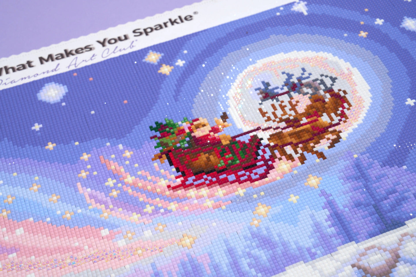 Diamond Art Club SQUARES Santa’s Sleigh Ride