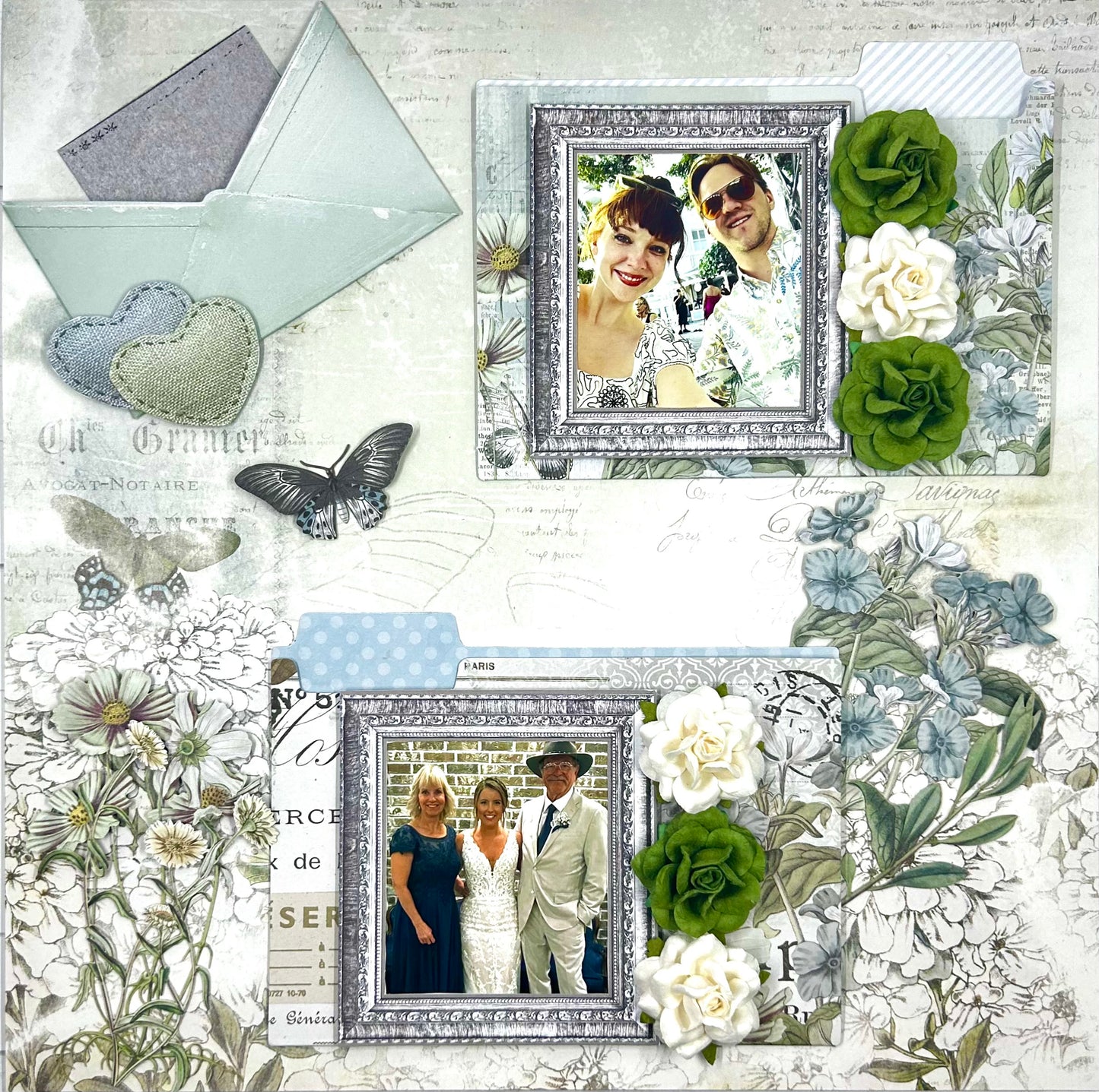 A Moonlit Garden 2-Page Layout