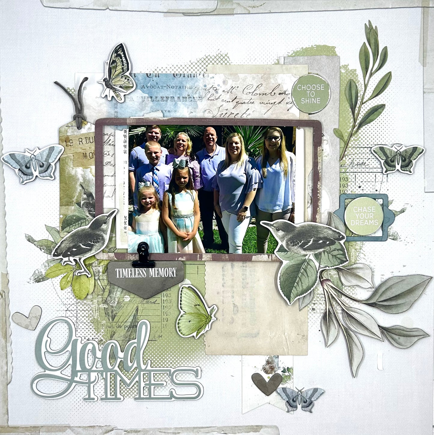 Timeless Memory 2-Page Layout
