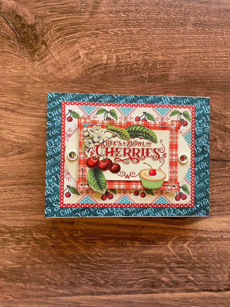 Graphic 45 Life’s a Bowl of Cherries DIY Recipe Album Monthly Album Kit 2023 Vol 4