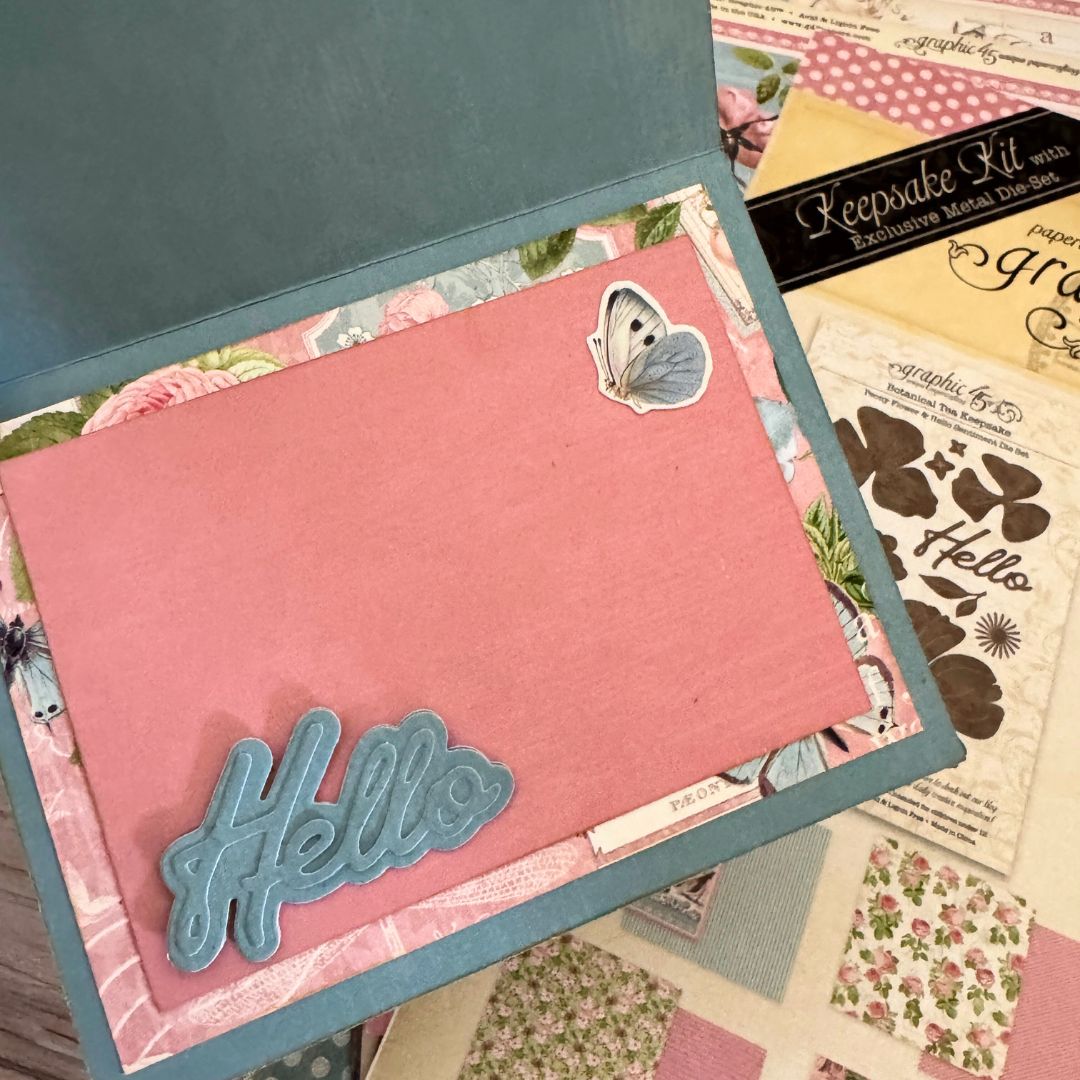 Graphic 45 Botanical Tea - Keepsake Kit (with Exclusive Metal Die Set)
