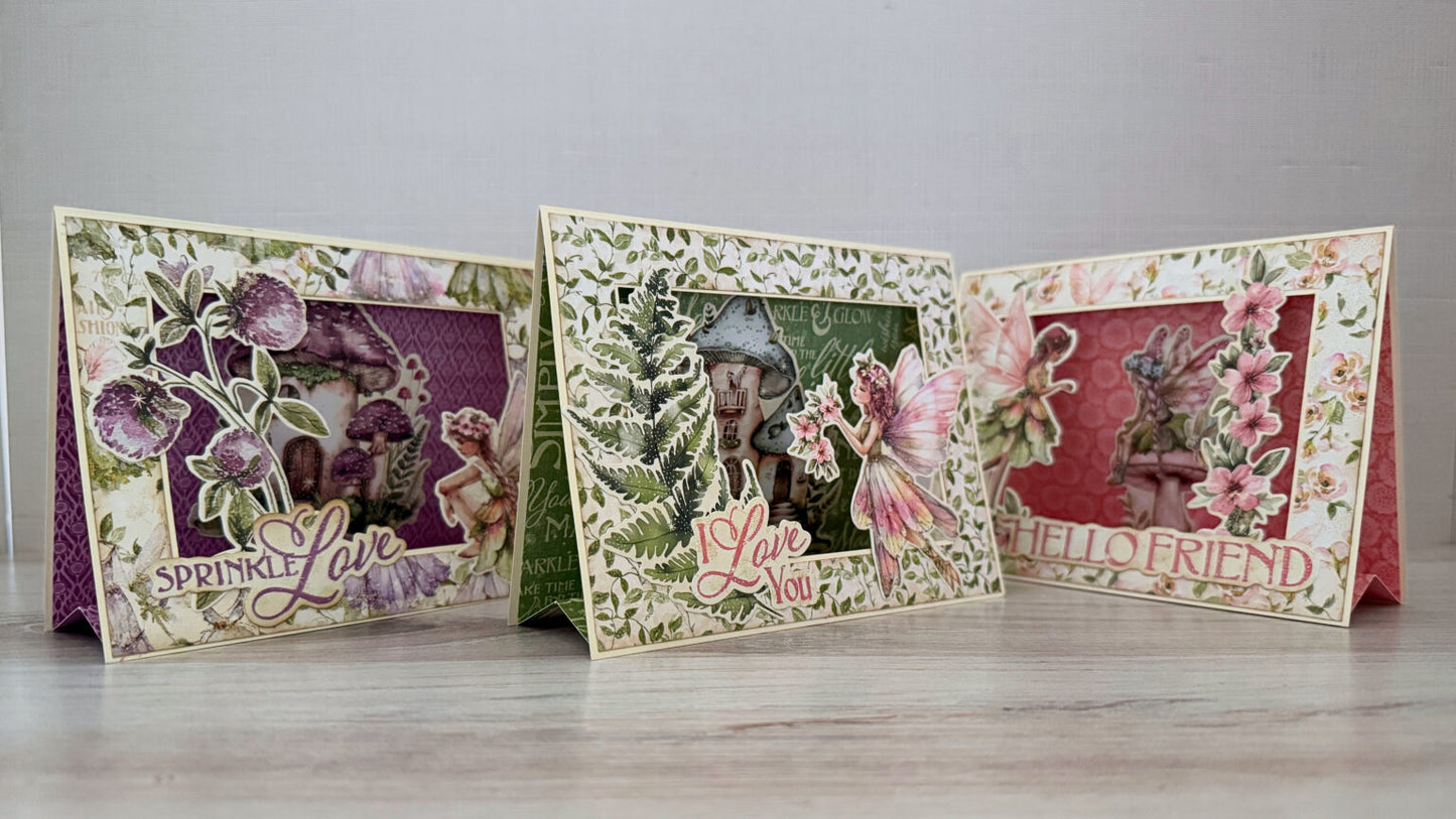 Graphic 45 Fairy Boutique - Standing Frame Card Set 2025 Kit 6