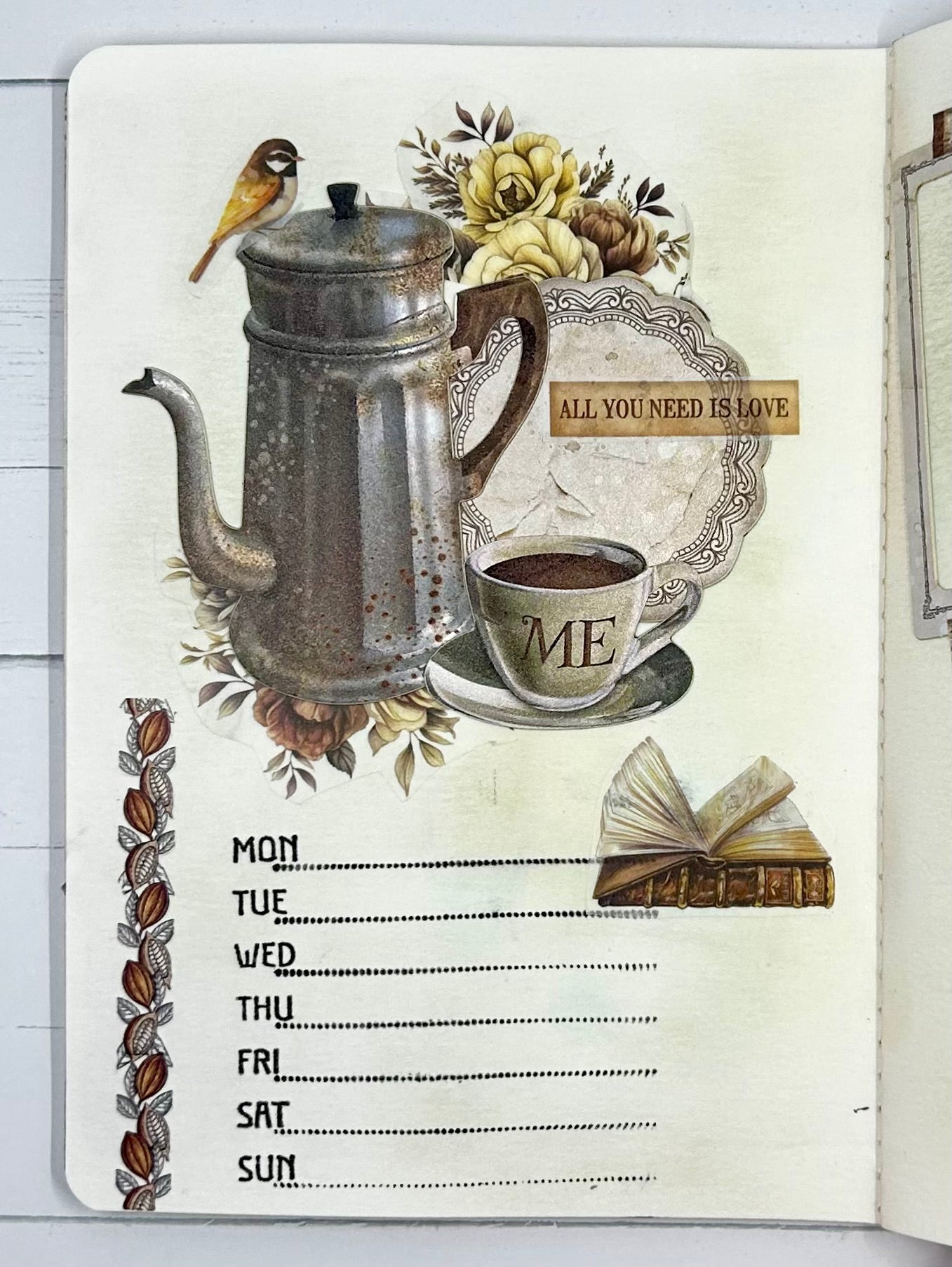 Stamperia Coffee & Chocolate Customizable Journaling Album