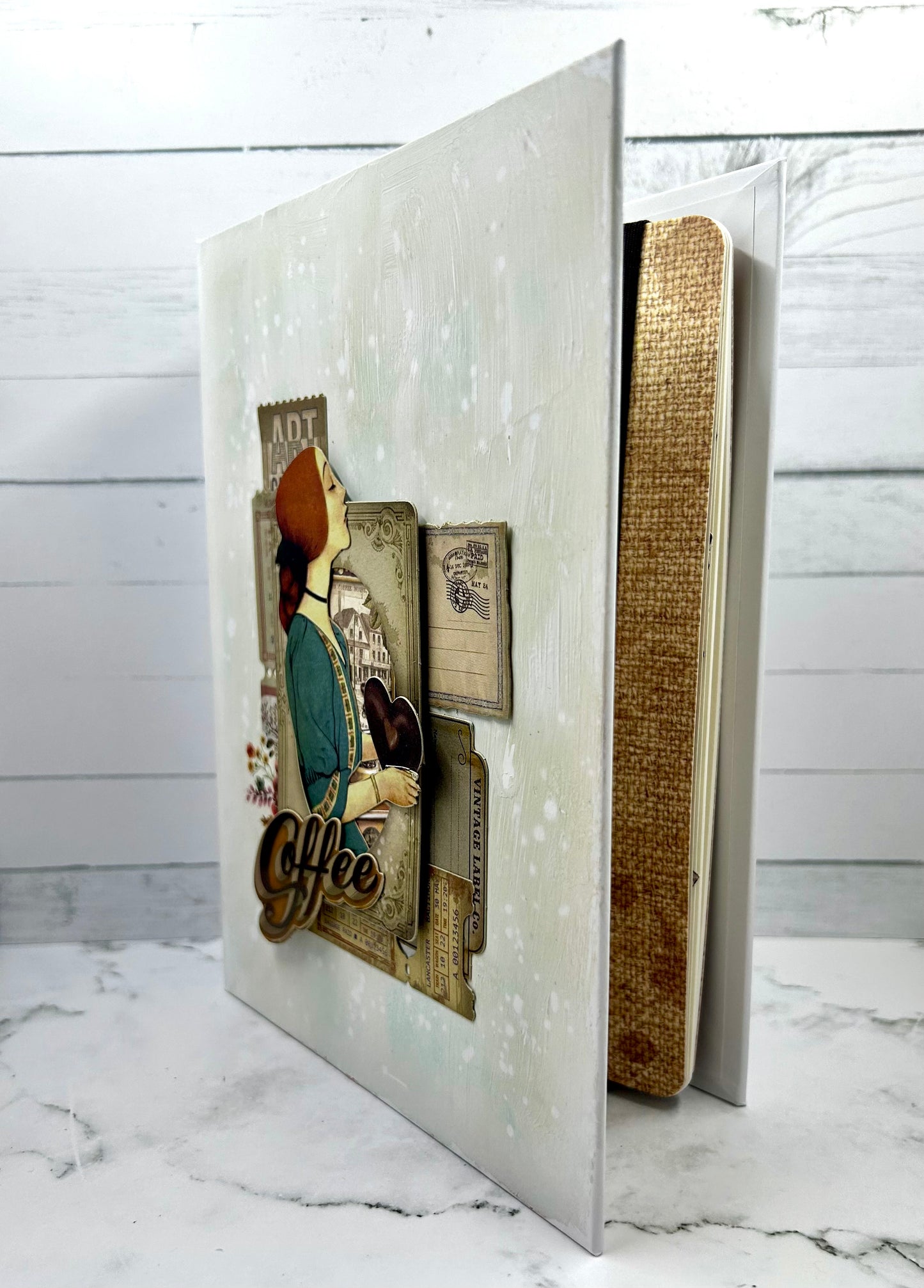 Stamperia Coffee & Chocolate Customizable Journaling Album