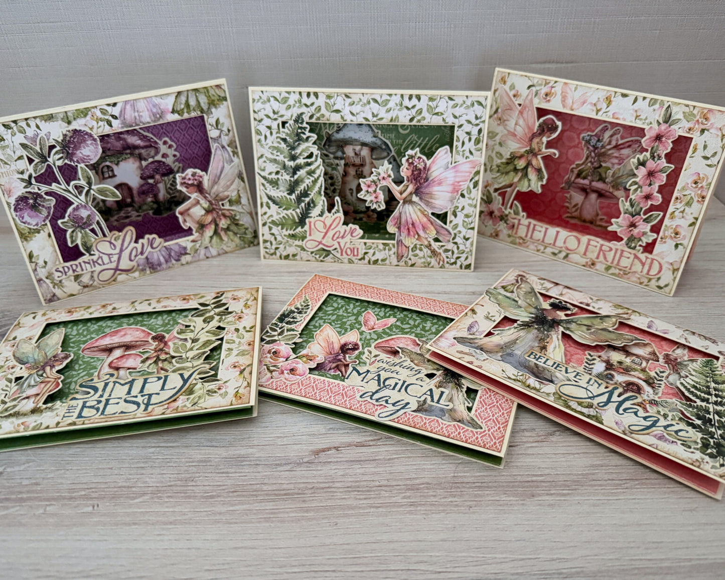 Graphic 45 Fairy Boutique - Standing Frame Card Set 2025 Kit 6
