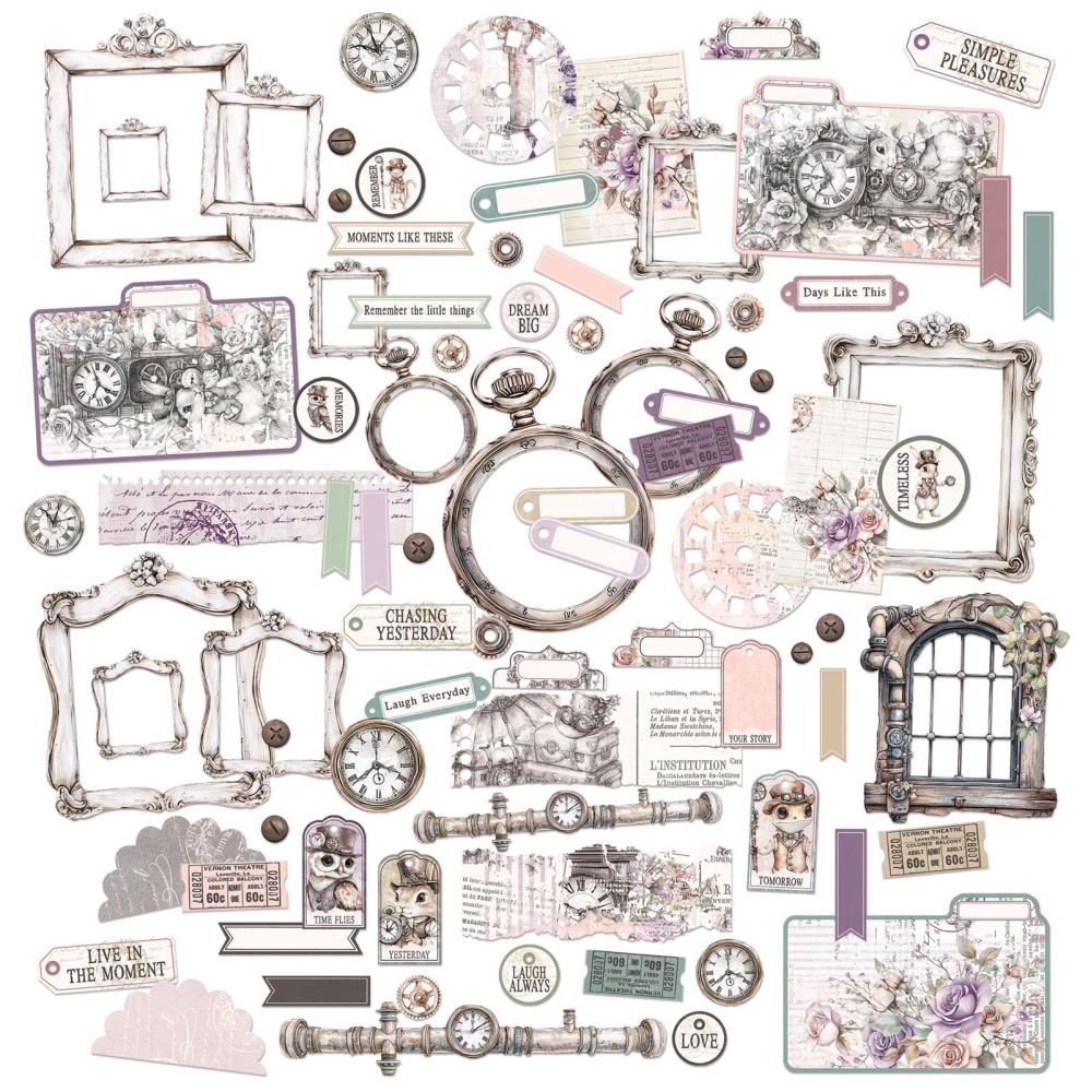 49 & Market Echoes of Time Die-Cut Elements