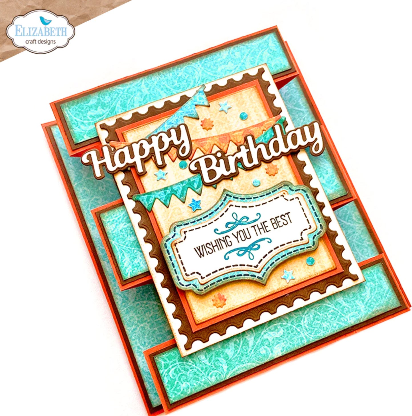 Elizabeth Craft Designs Layered Labels Stamp Set