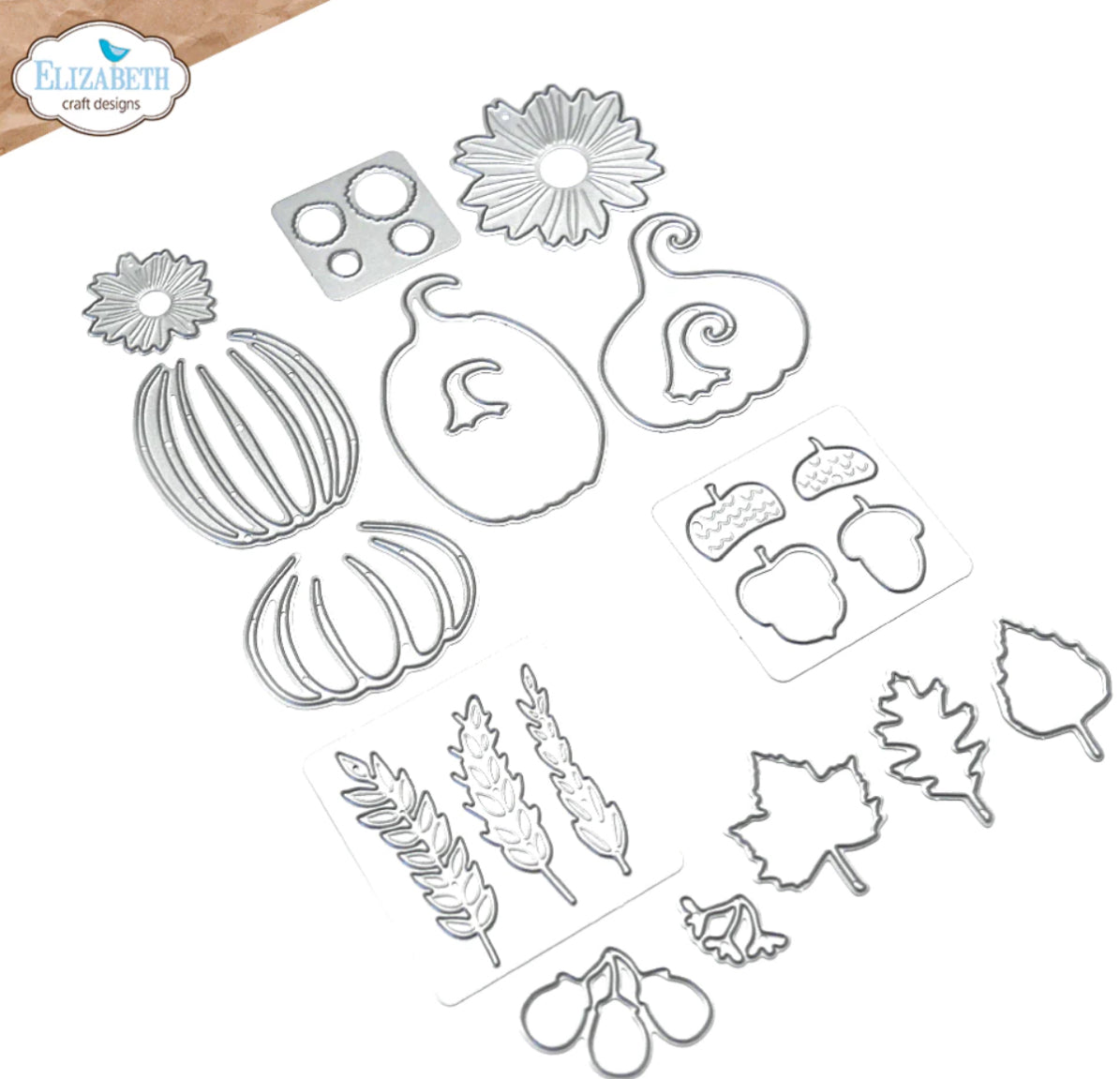 Elizabeth Craft Designs Festive Harvest Die Set