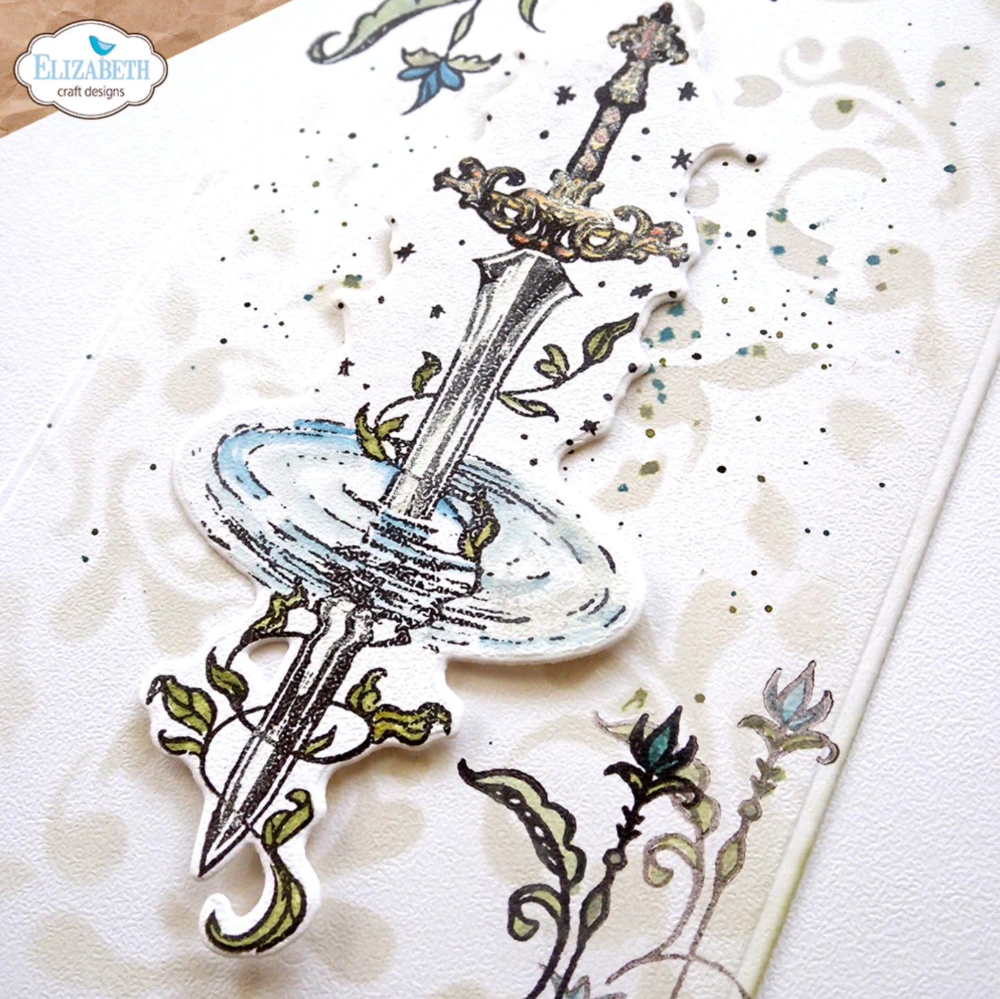 Elizabeth Craft Designs Enchanted Lake Die & Stamp Set