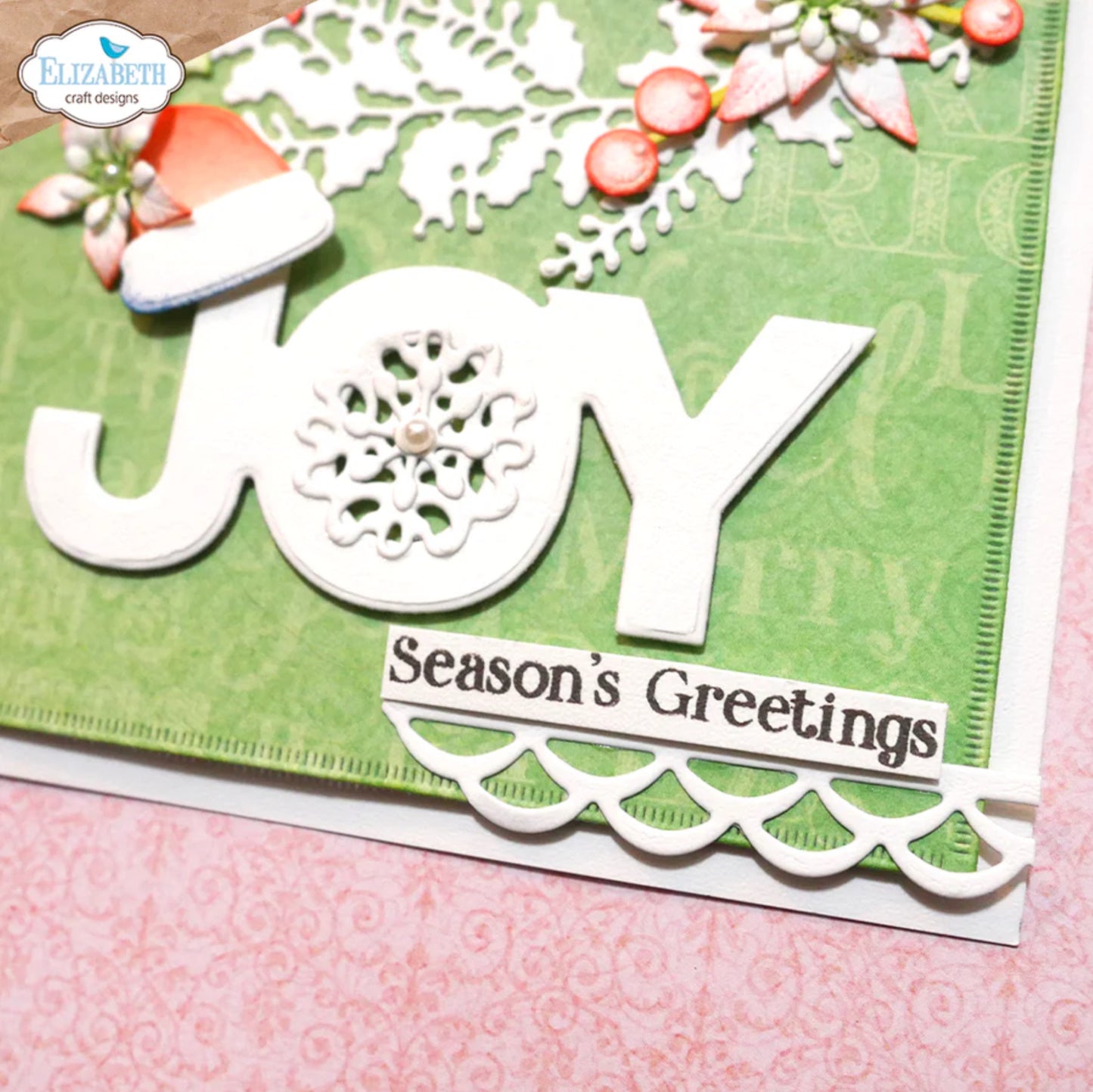 Elizabeth Craft Designs Seasonal Sentiments Stamp Set