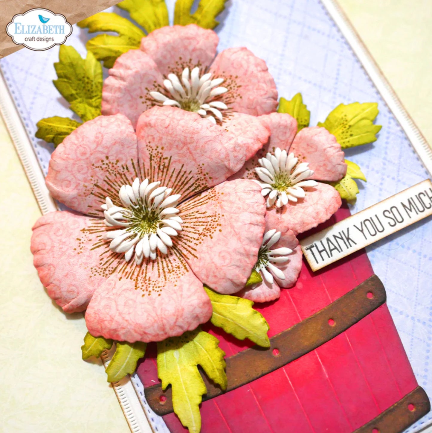 Elizabeth Craft Designs Flower Centers Stamp Set