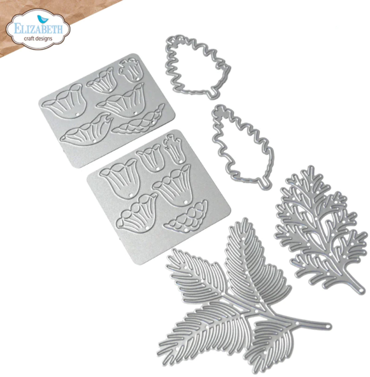 Elizabeth Craft Designs Pine Cones Die Set