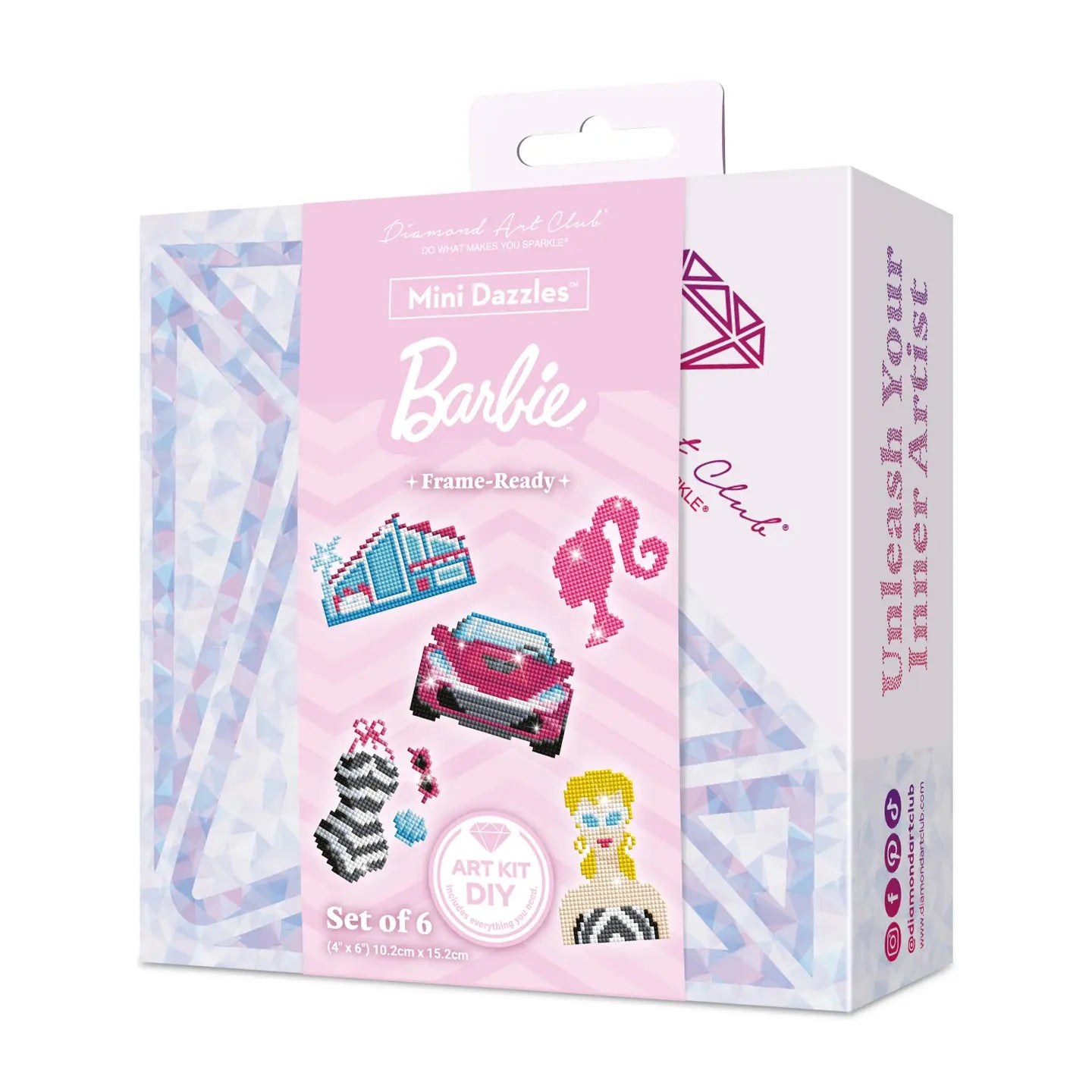 Diamond Art Club Mini Dazzles™ - Barbie™ (6 Pk)