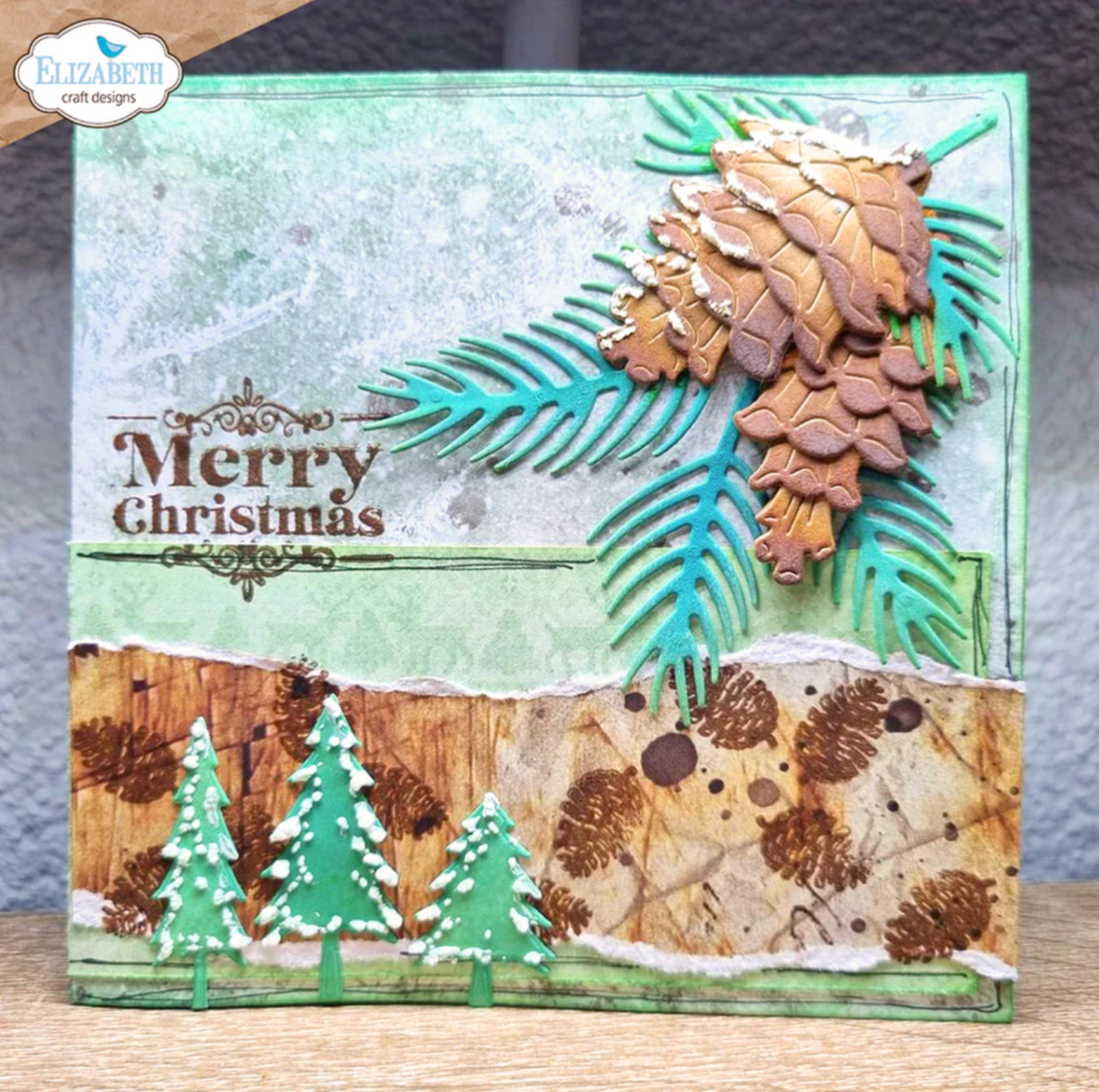Elizabeth Craft Designs Pine Cones Die Set