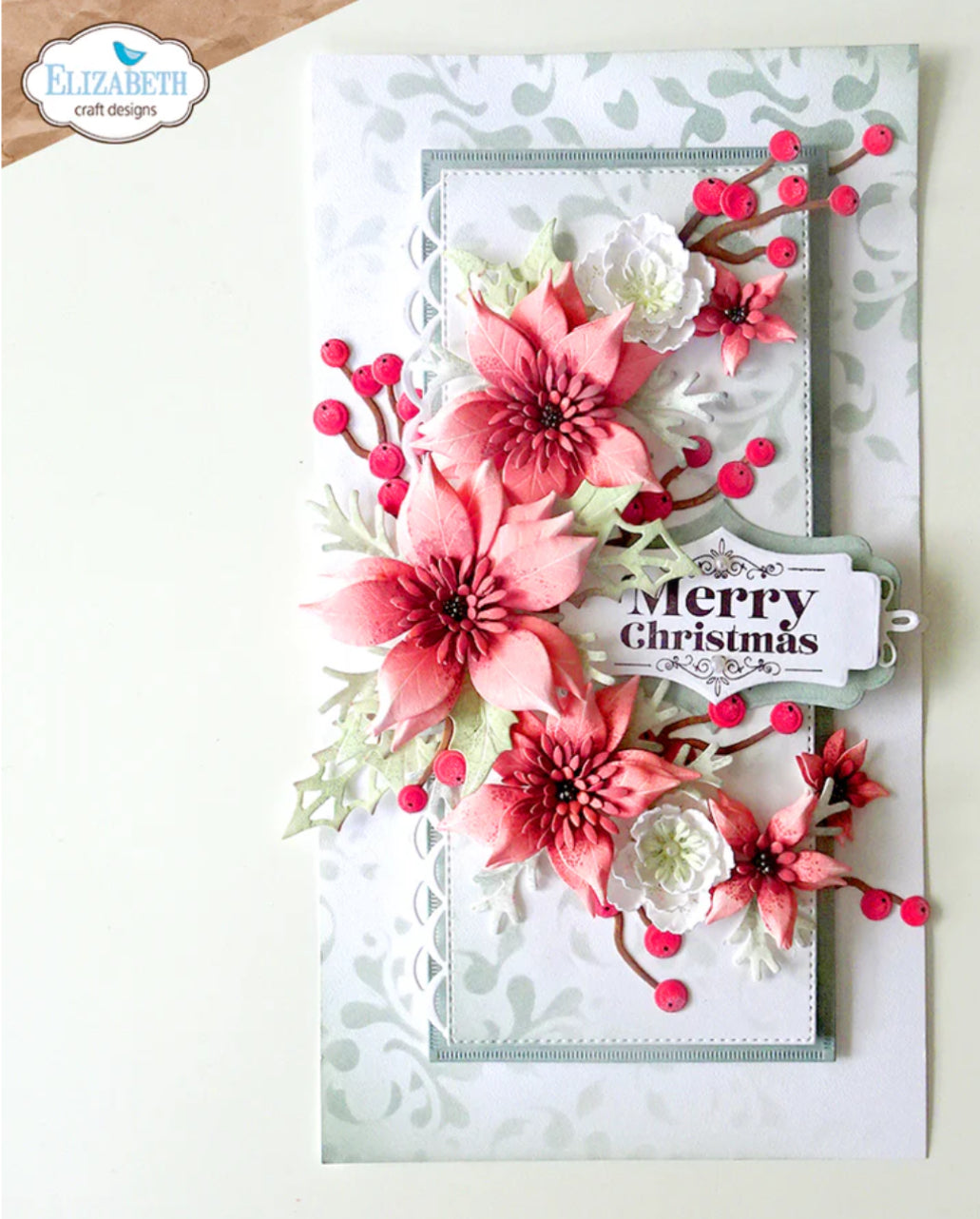 Elizabeth Craft Designs Floral Greenery 1 Die Set