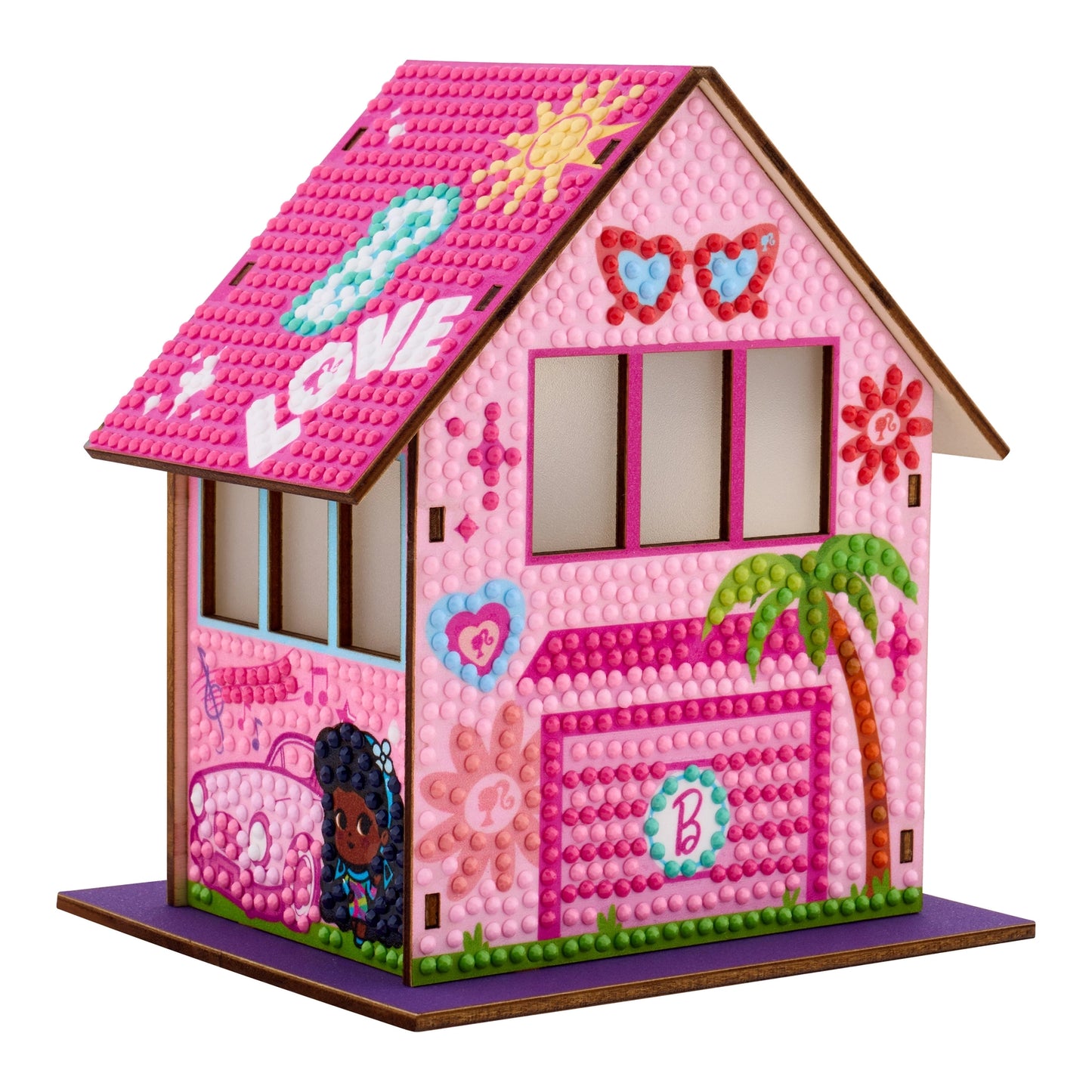 Diamond Art Club LED 3D Gem House - Barbie’s™ Villa