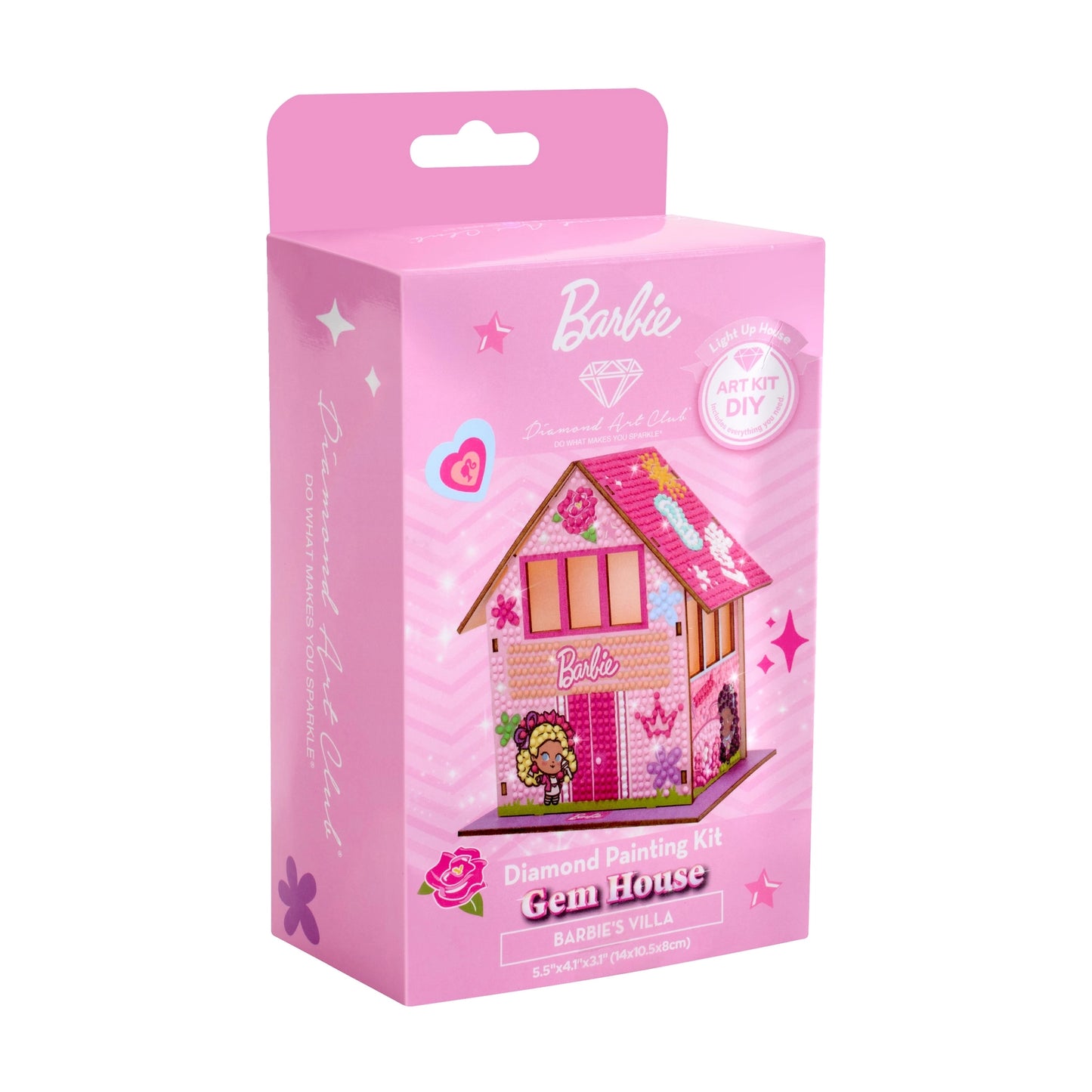 Diamond Art Club LED 3D Gem House - Barbie’s™ Villa