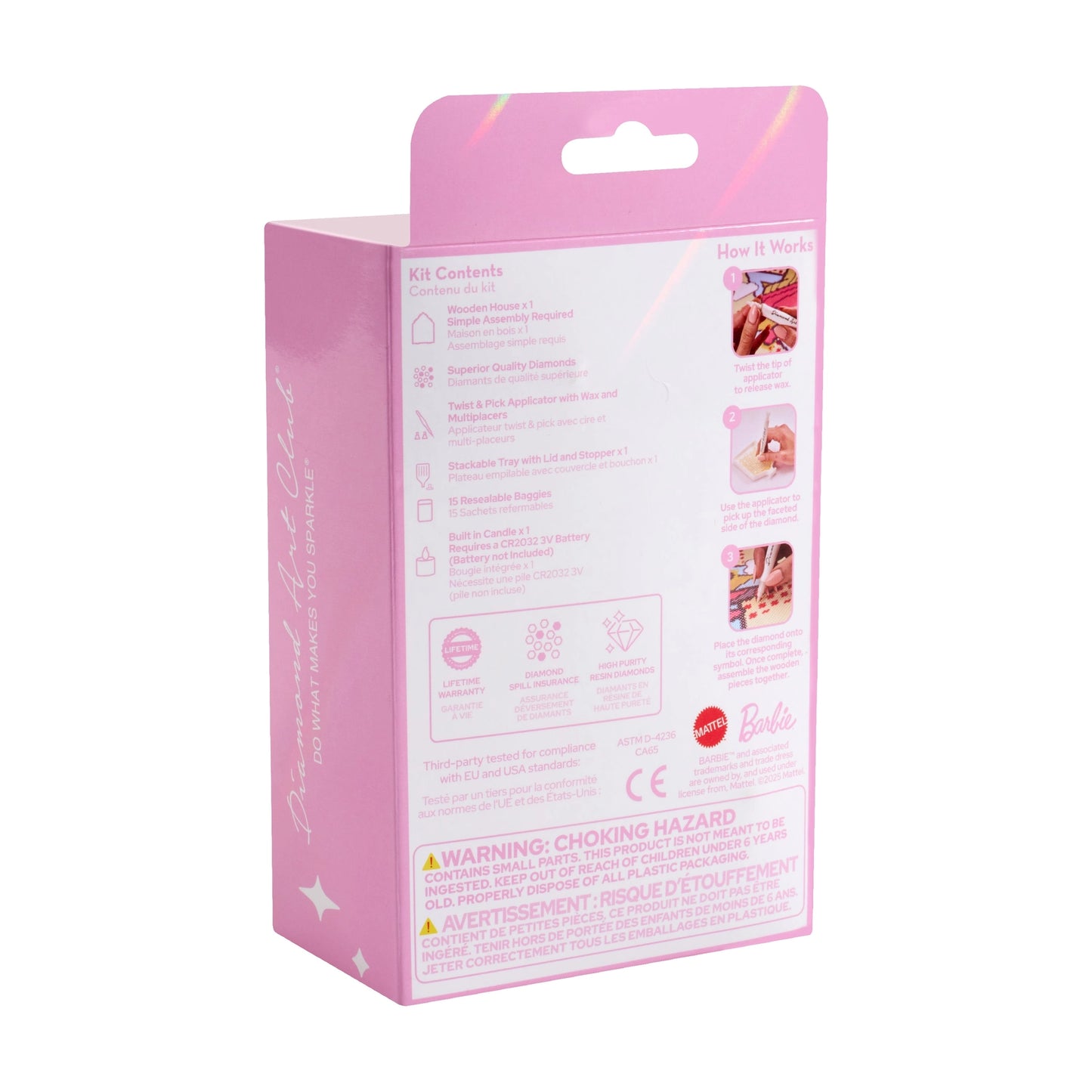 Diamond Art Club LED 3D Gem House - Barbie’s™ Villa