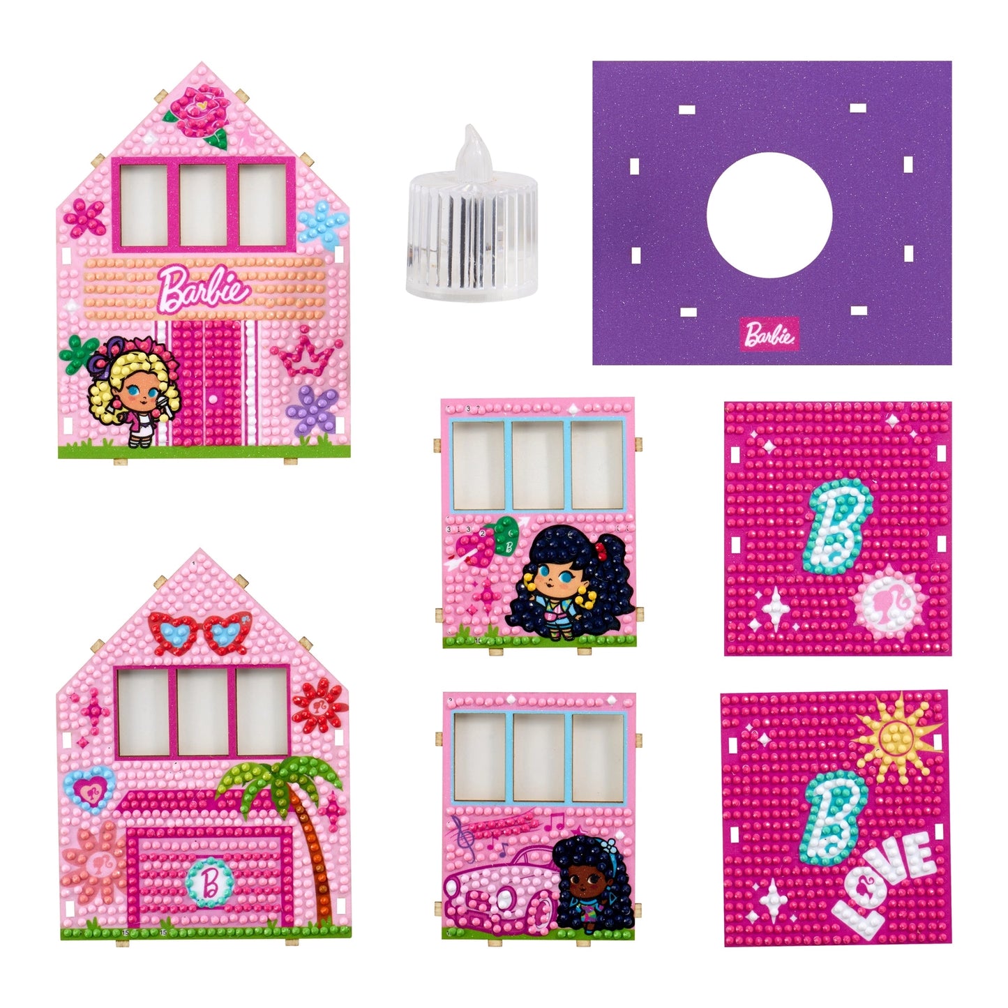 Diamond Art Club LED 3D Gem House - Barbie’s™ Villa