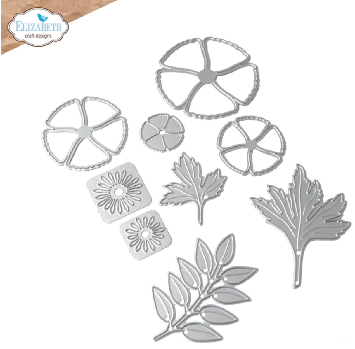 Elizabeth Craft Designs Florals 25 Die Set