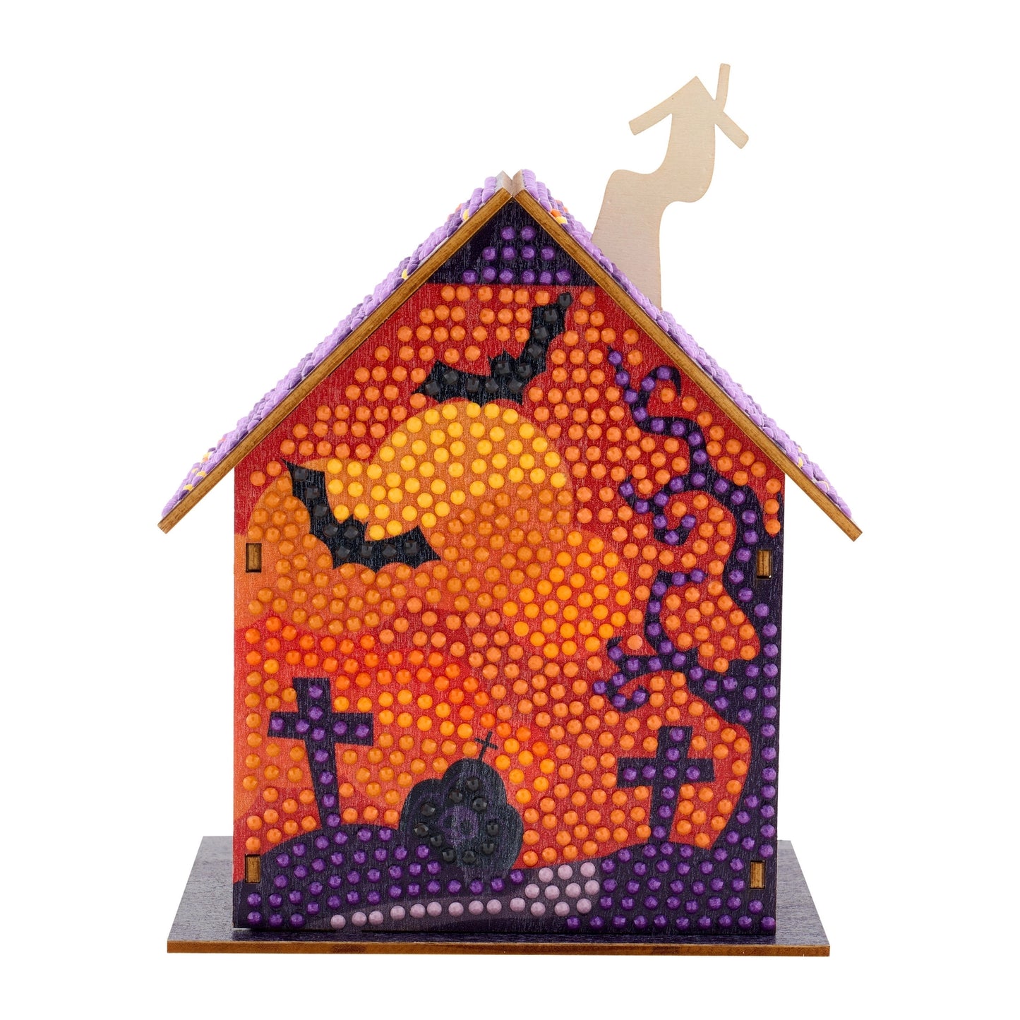 Diamond Art Club LED 3D Gem House - Pumpkin Glow Manor