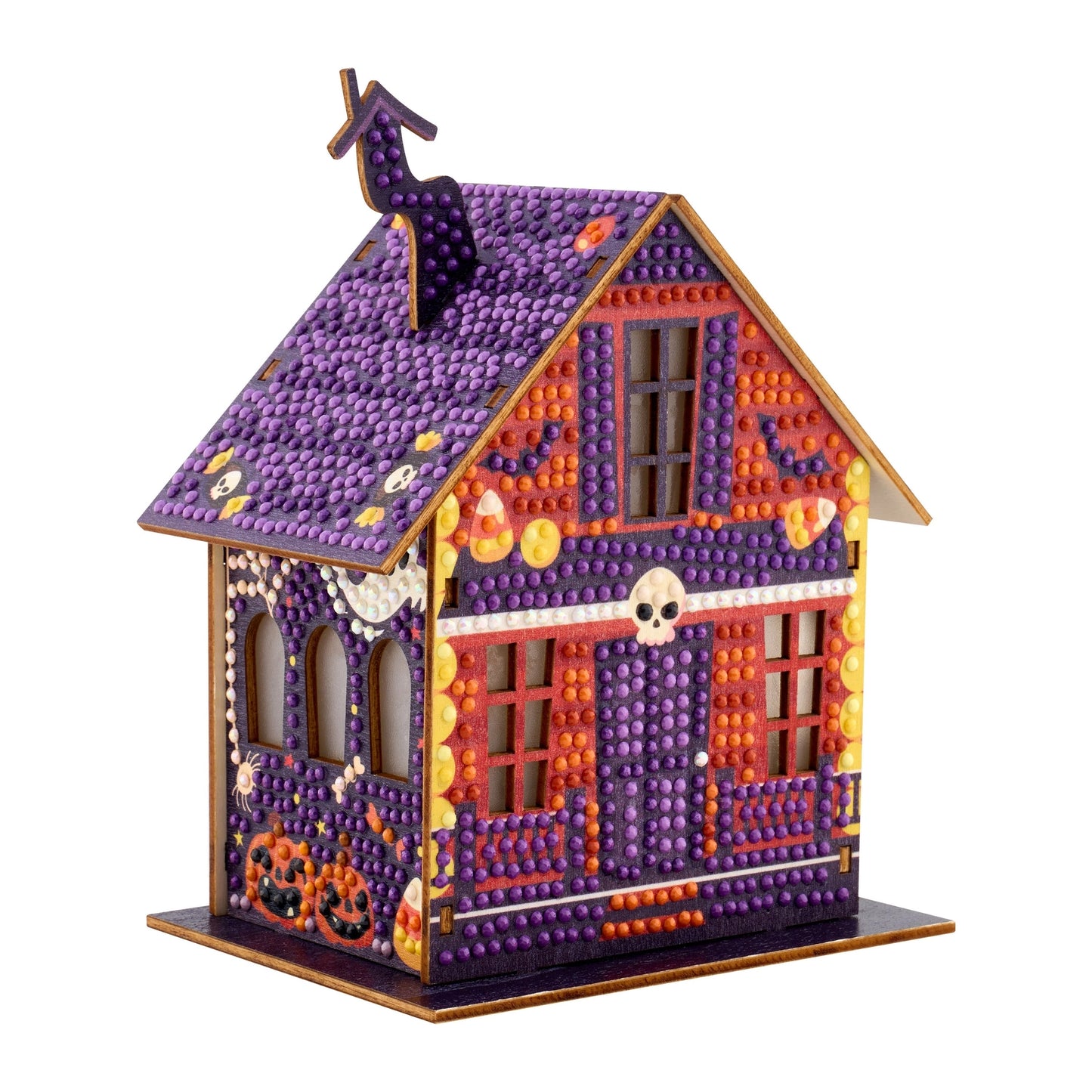 Diamond Art Club LED 3D Gem House - Pumpkin Glow Manor