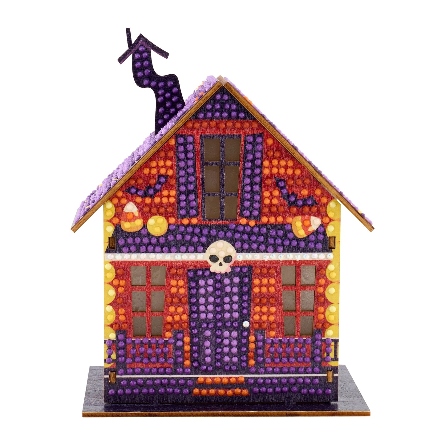 Diamond Art Club LED 3D Gem House - Pumpkin Glow Manor