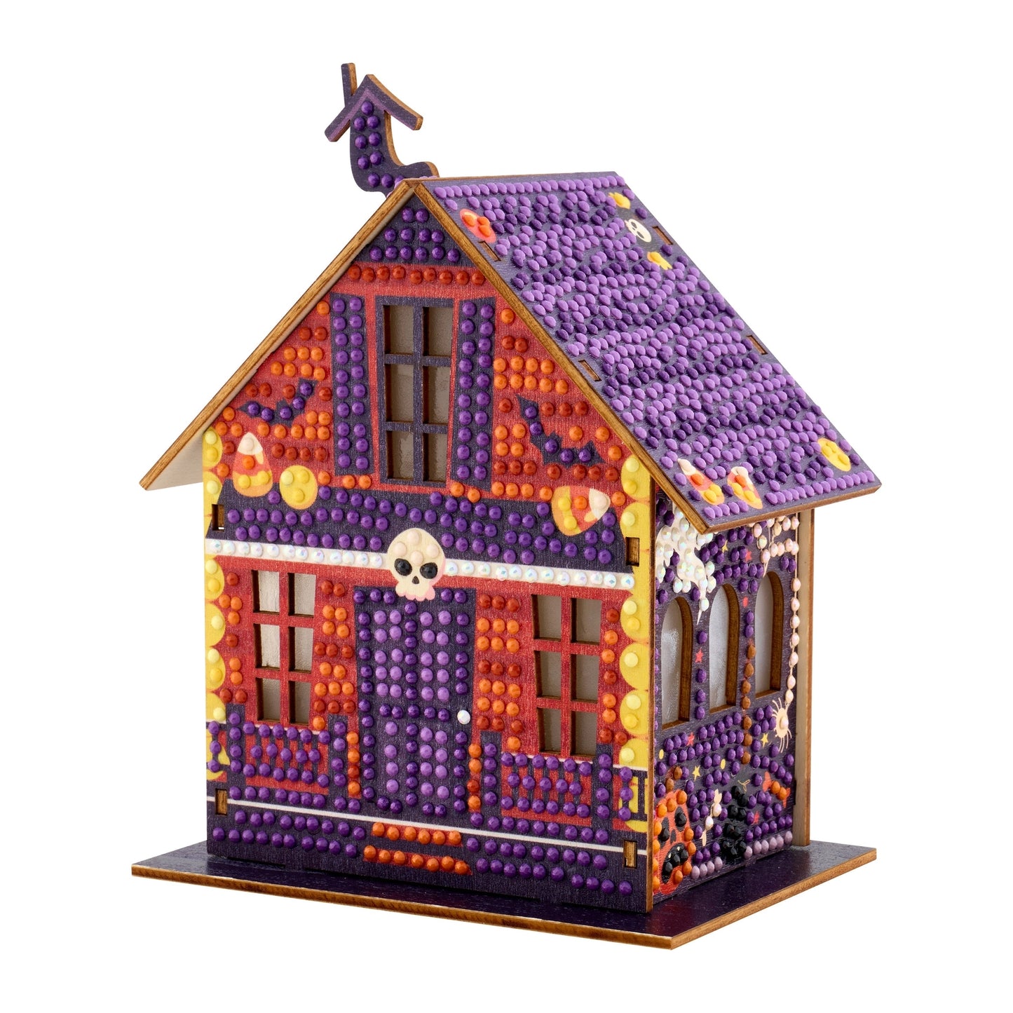 Diamond Art Club LED 3D Gem House - Pumpkin Glow Manor