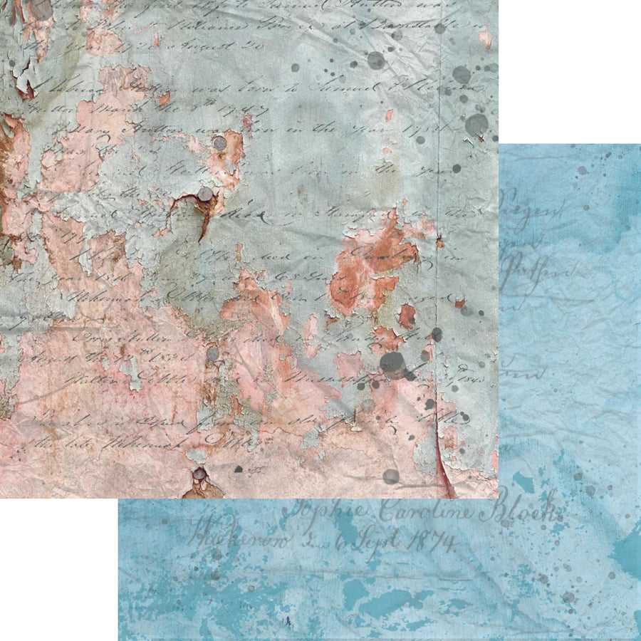 Elizabeth Craft Designs Abandoned Papers 12” x 12” Paper