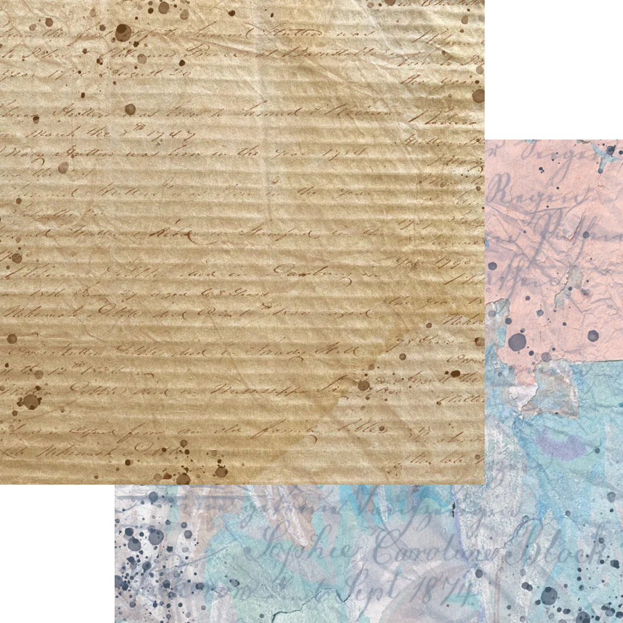Elizabeth Craft Designs Abandoned Papers 12” x 12” Paper