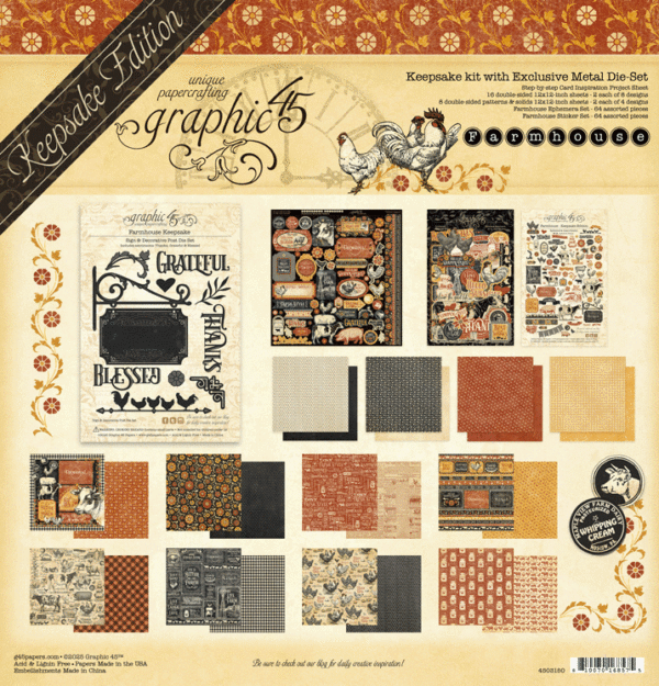 Graphic 45 Keepsake Kit Club (Quarterly)