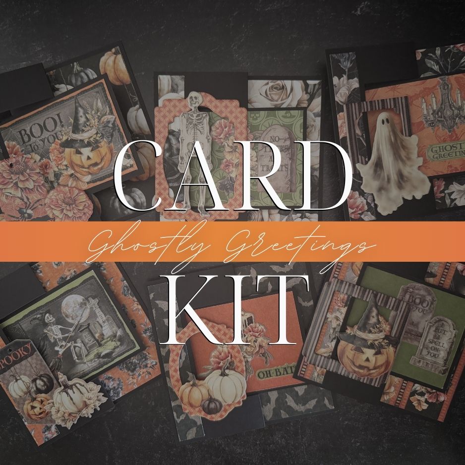 Graphic 45 Ghostly Greetings - Swing Card Set 2025 Kit 7