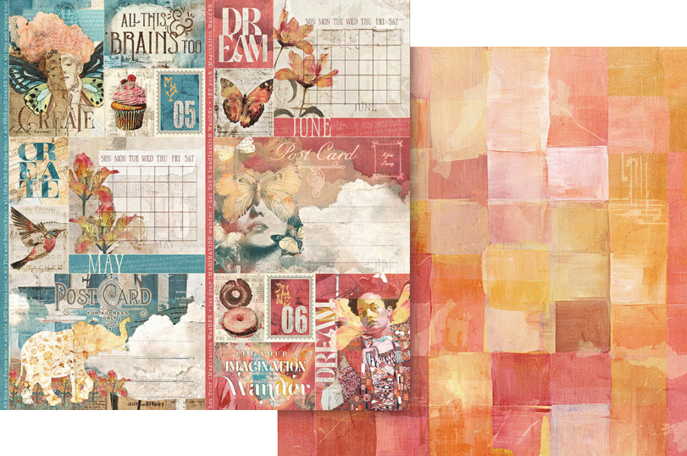 Graphic 45 Journaling Through Time 12” x 12” Collection Pack