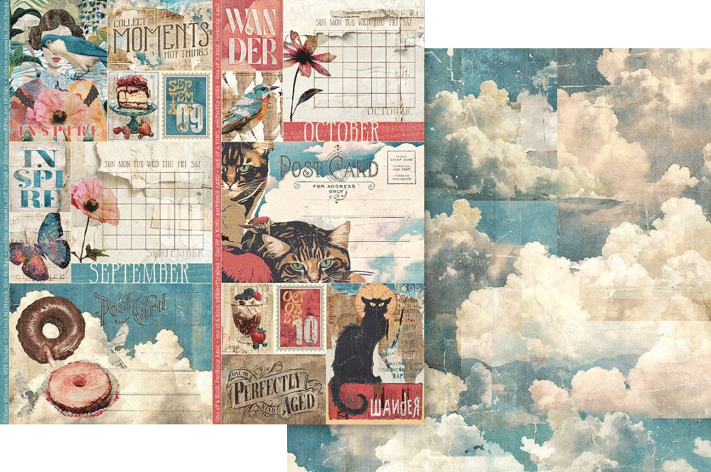 Graphic 45 Journaling Through Time 12” x 12” Collection Pack