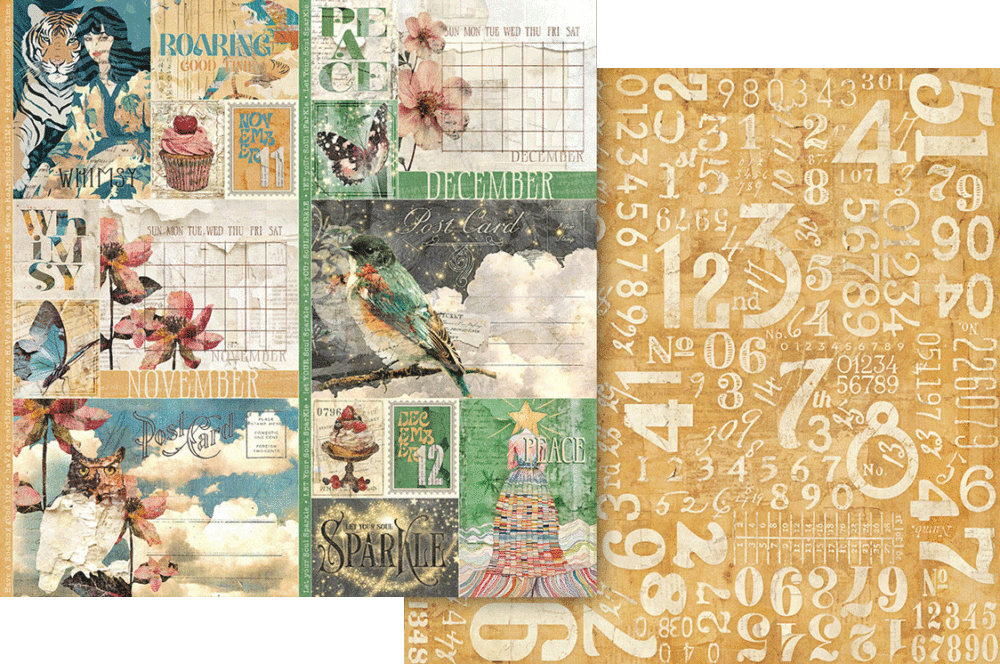 Graphic 45 Journaling Through Time 12” x 12” Collection Pack