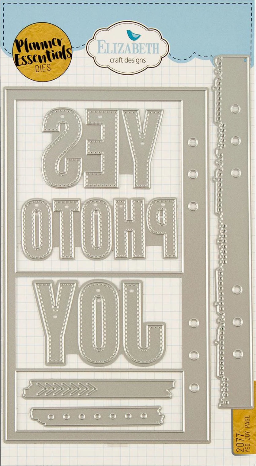 Elizabeth Craft Designs Yes Joy Page Die Set