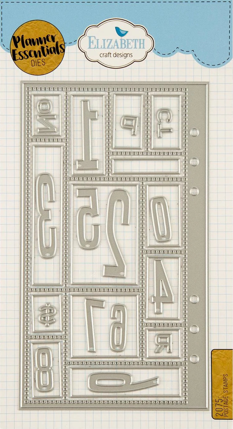 Elizabeth Craft Designs Postage Stamps Die Set 2075
