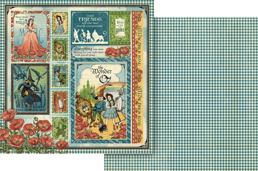 Graphic 45 Wonder of Oz 12” x 12” Collection Pack