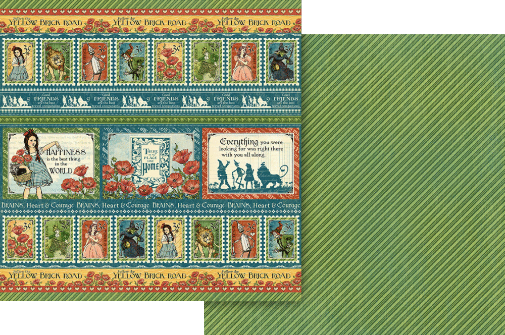 Graphic 45 Wonder of Oz 12” x 12” Collection Pack