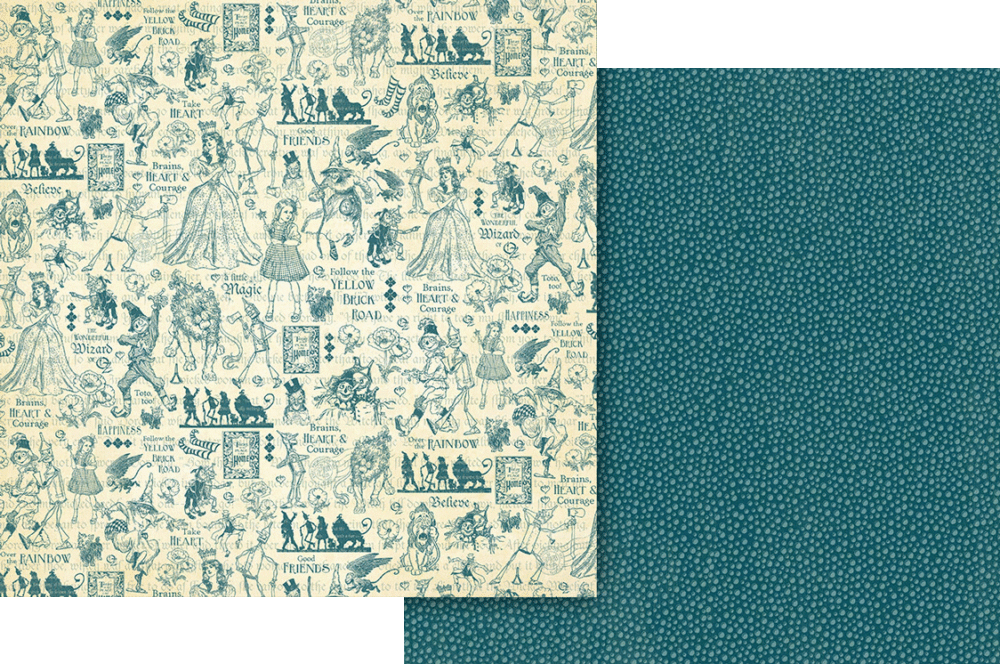 Graphic 45 Wonder of Oz 12” x 12” Collection Pack