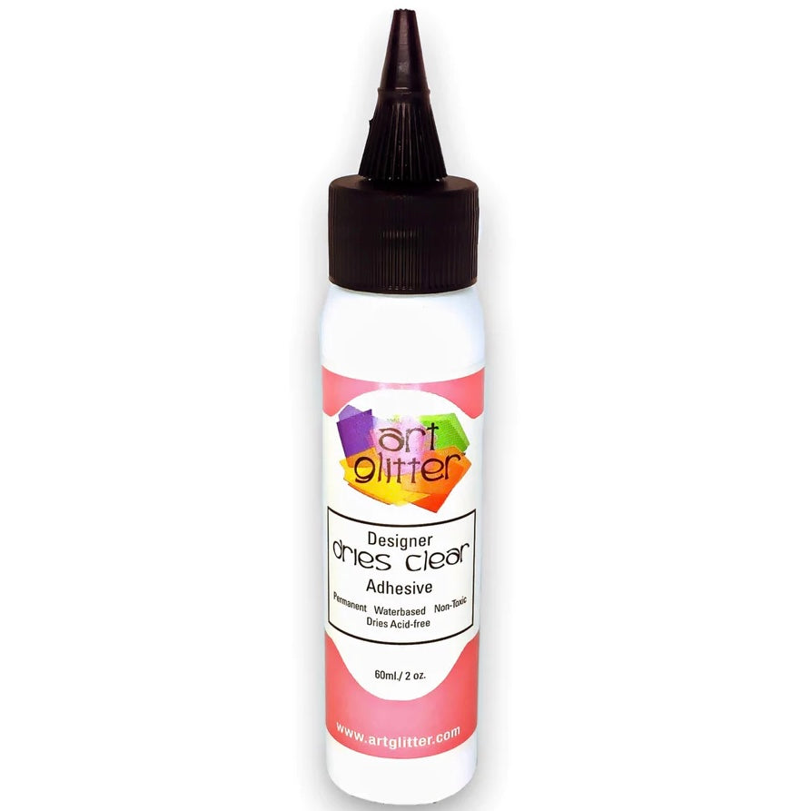 Art Glitter Designer Dries Clear Glue 2 oz. - Kreative Kreations