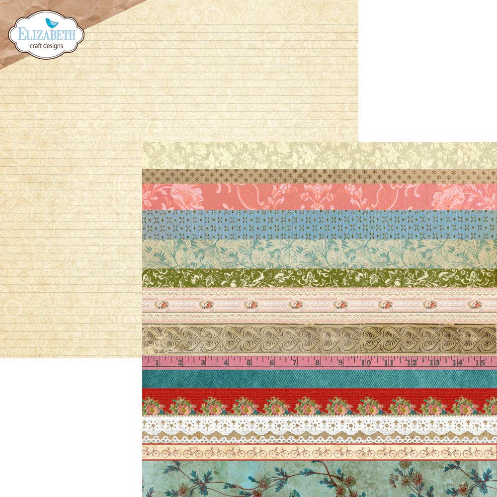 Elizabeth Craft Designs Romantic Revival 12” x 12” Paper Pack
