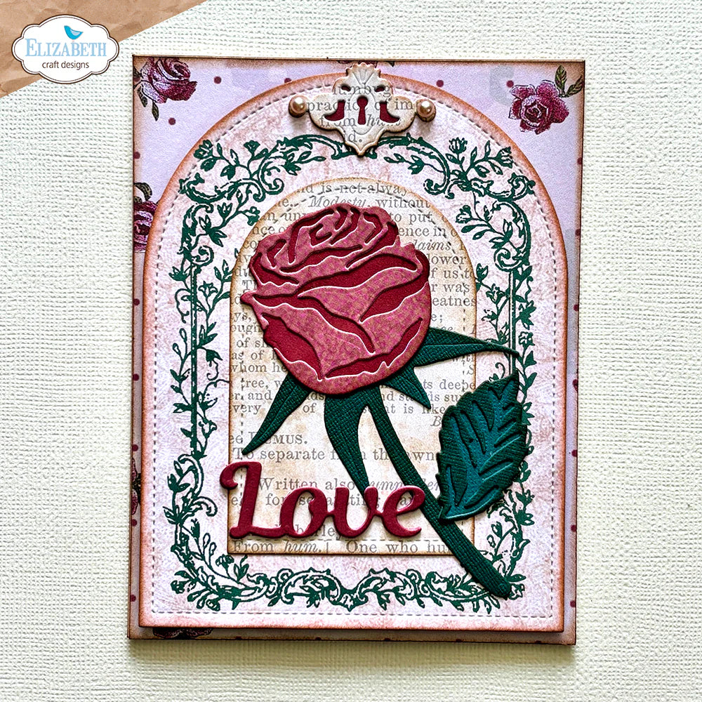 Elizabeth Craft Designs Music & Ornate Frame Stamp Set