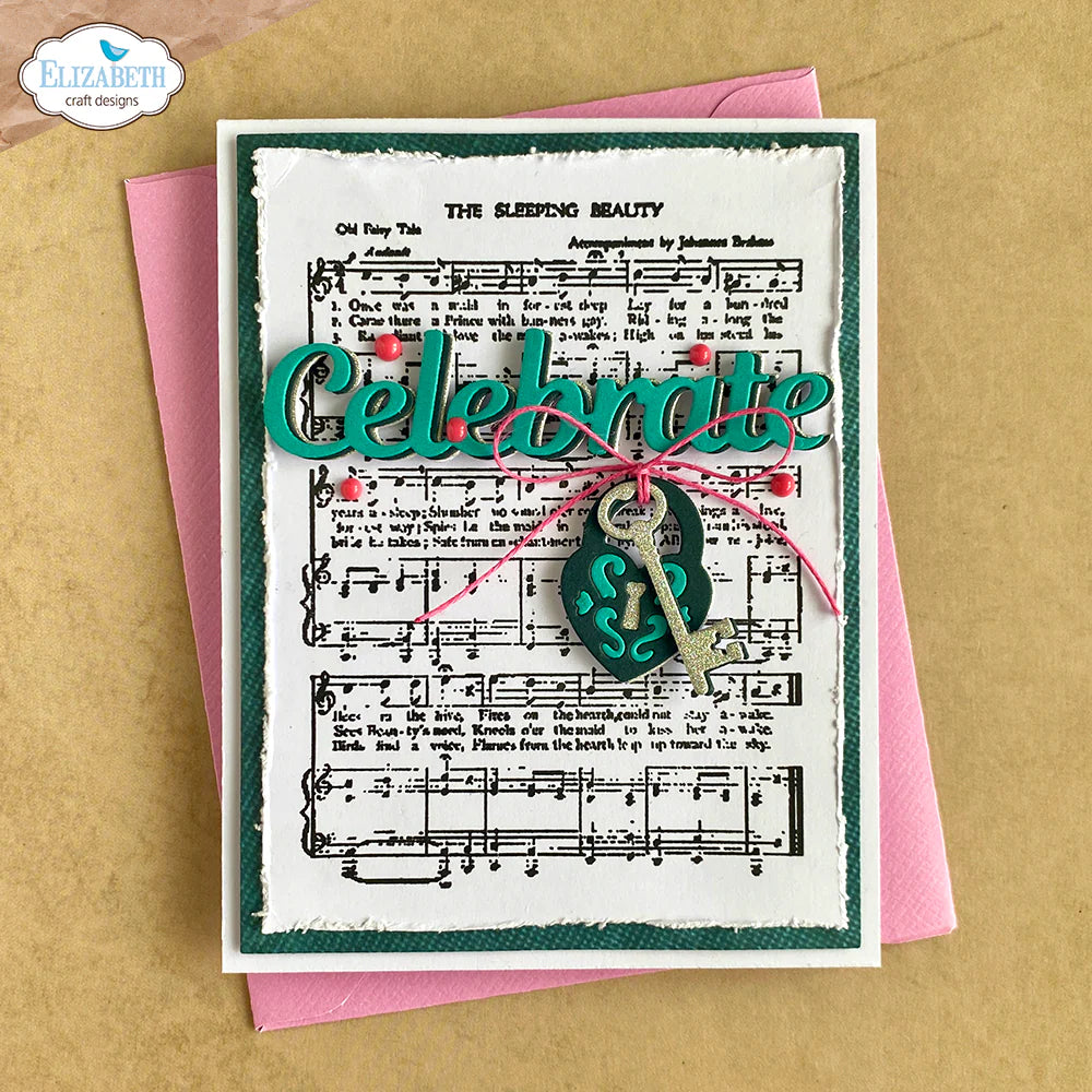 Elizabeth Craft Designs Music & Ornate Frame Stamp Set